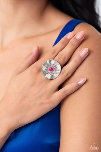 Seriously SUNBURST Pink Ring - Jewelry by Bretta