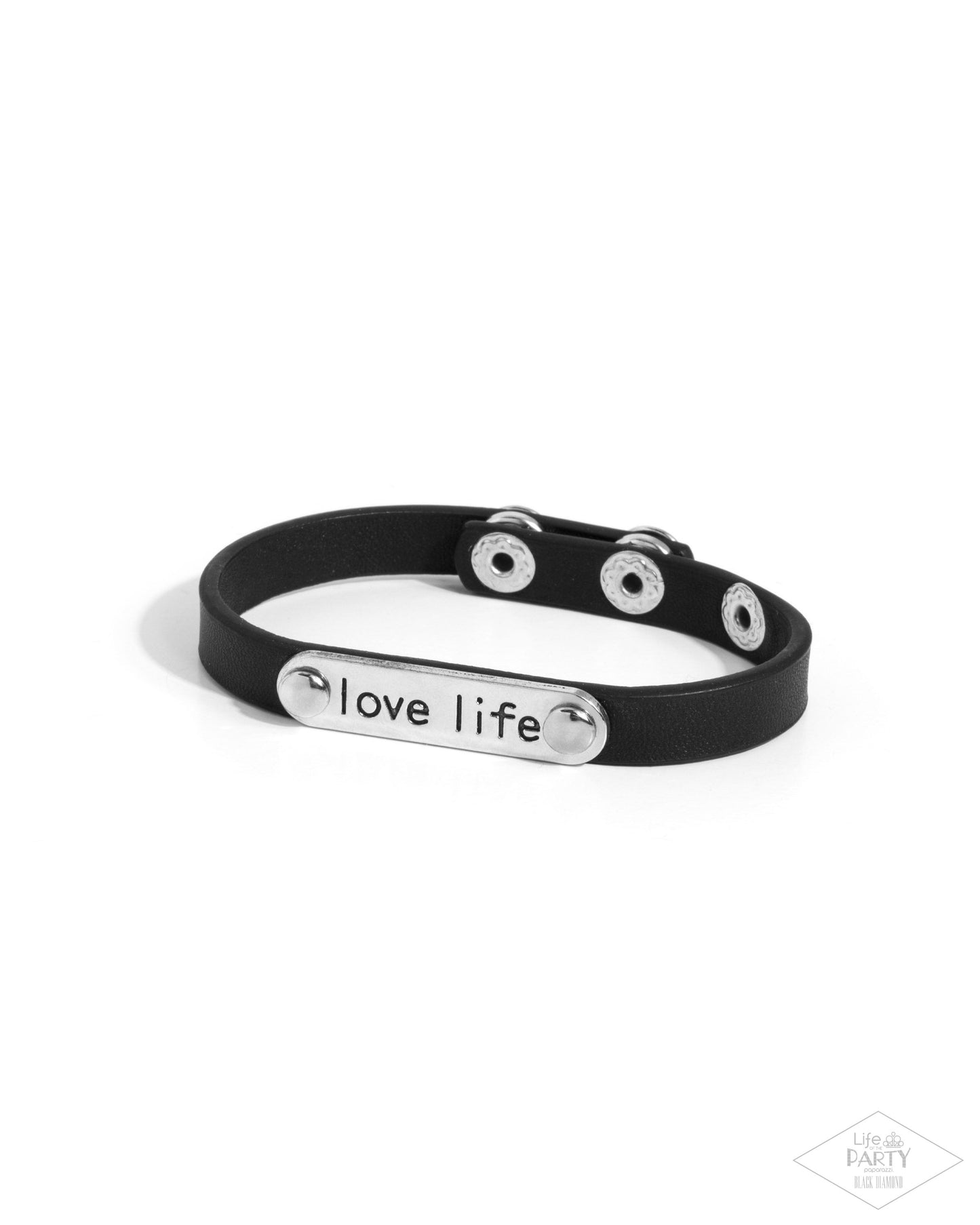 Love Life Black Bracelet - Jewelry by Bretta