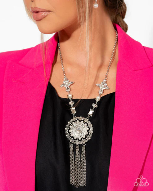 Virtuous Venture White Necklace - Jewelry by Bretta