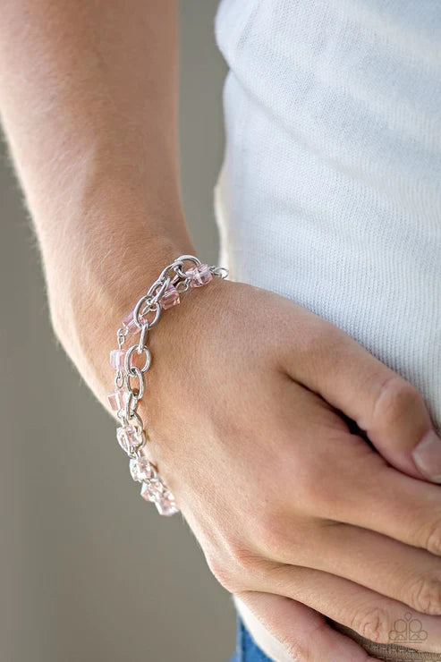 Life Of The Block Party Pink Bracelet - Jewelry by Bretta