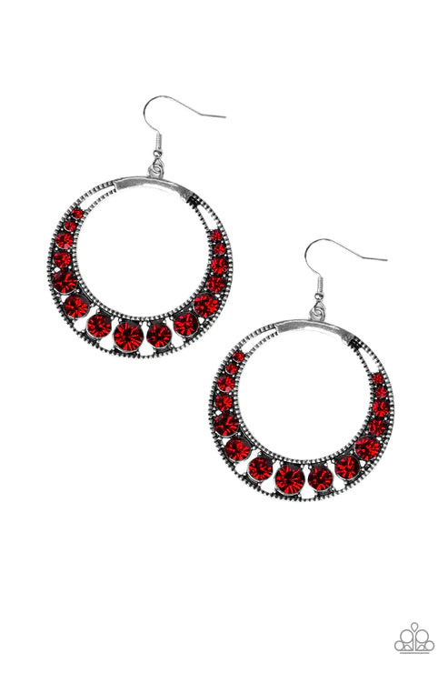 Ka-Pow Red Earring -Jewelry By Bretta