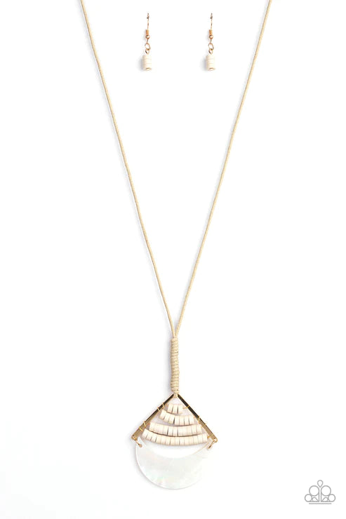 Beach Beam Gold Necklace - Jewelry by bretta