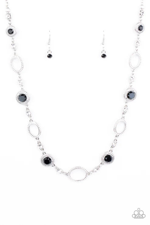 Pushing Your LUXE Black Necklace - Jewelry by Bretta