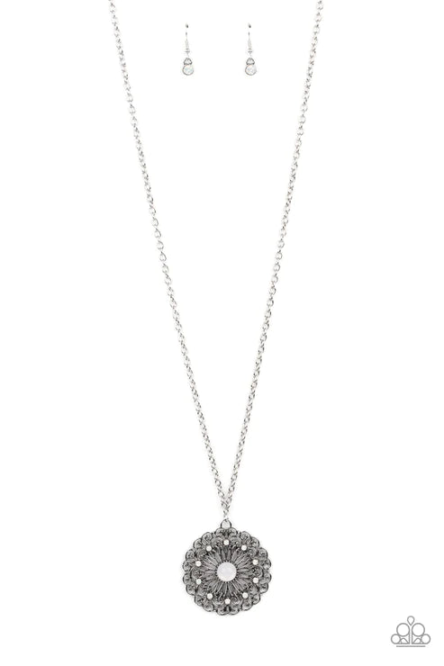Opal Gardens White Necklace - Jewelry by Bretta