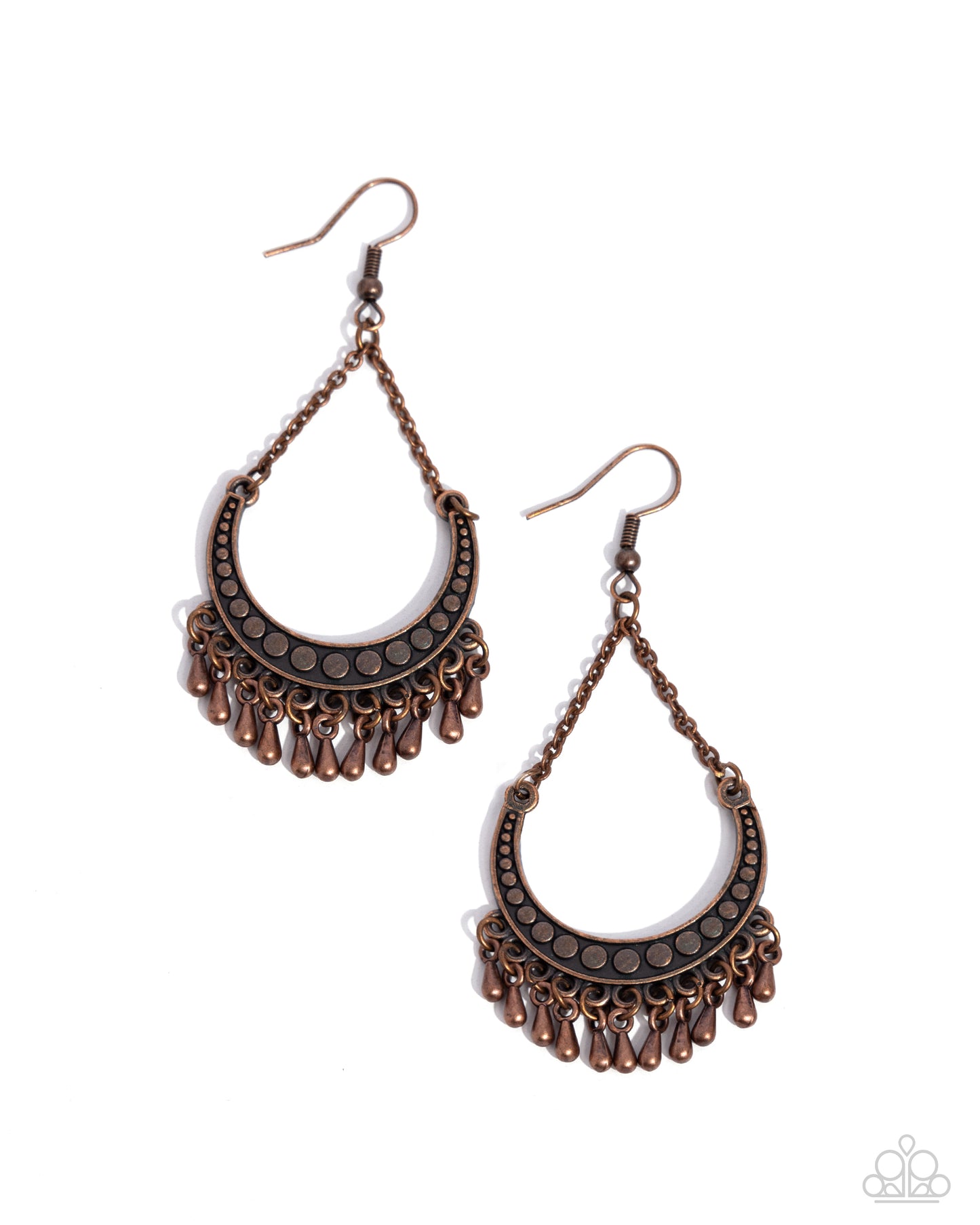 Melodic Moons Copper Earrings - Jewelry by Bretta