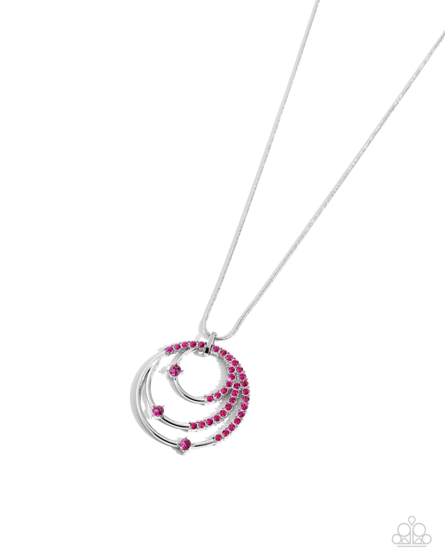 Ecliptic Elegance Pink Necklace - Jewelry by Bretta