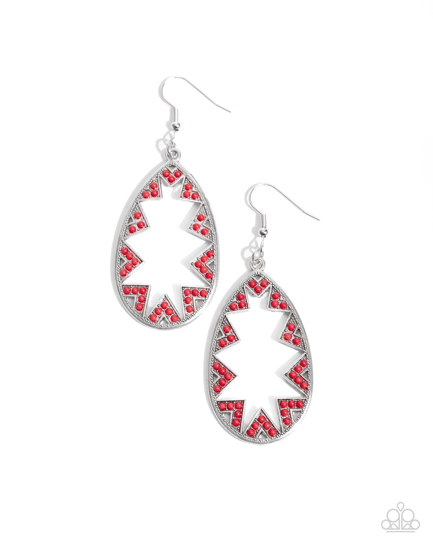 Wildly Wonderous Red Earrings - Jewelry by Bretta