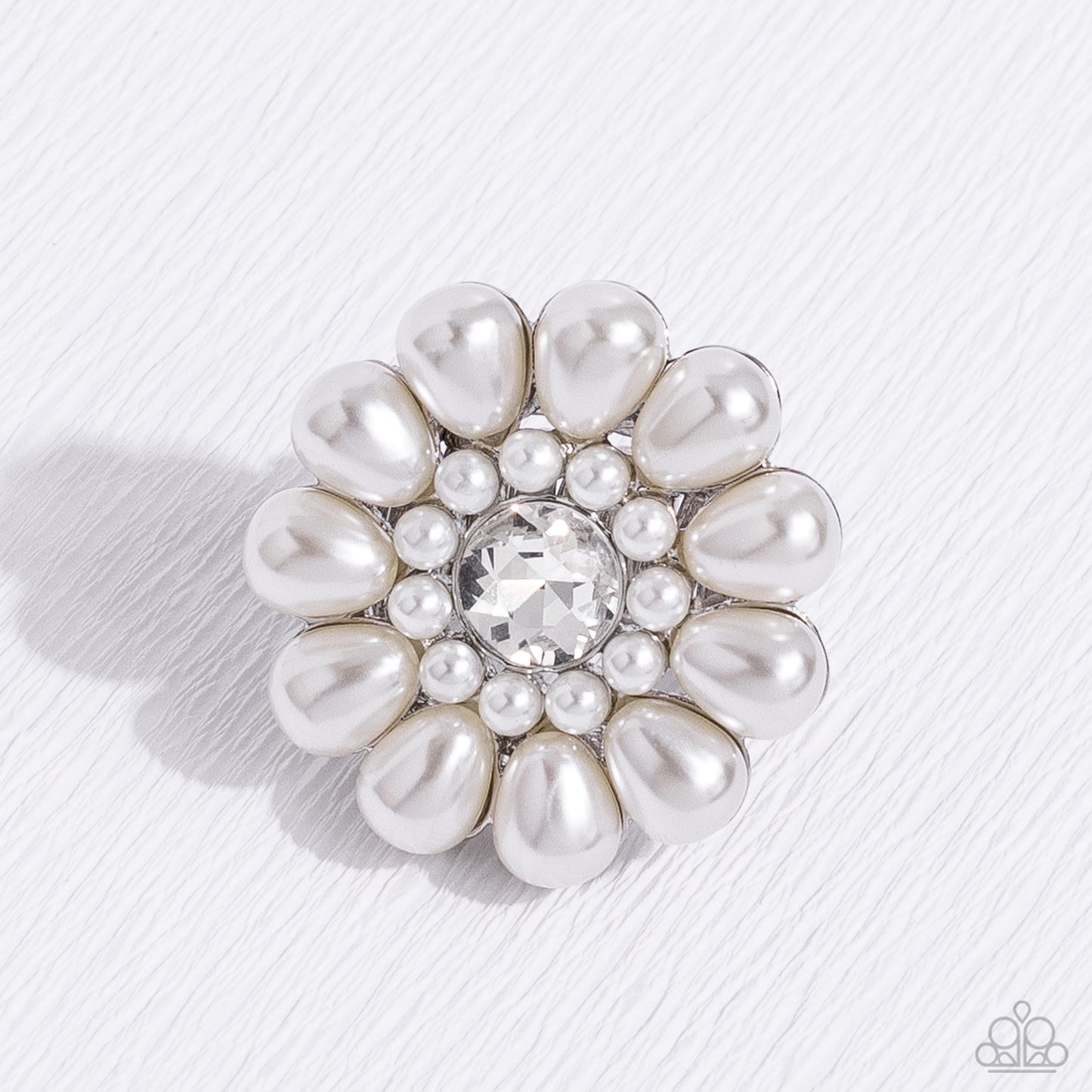 PEARL Talk White Ring - Jewelry by Bretta