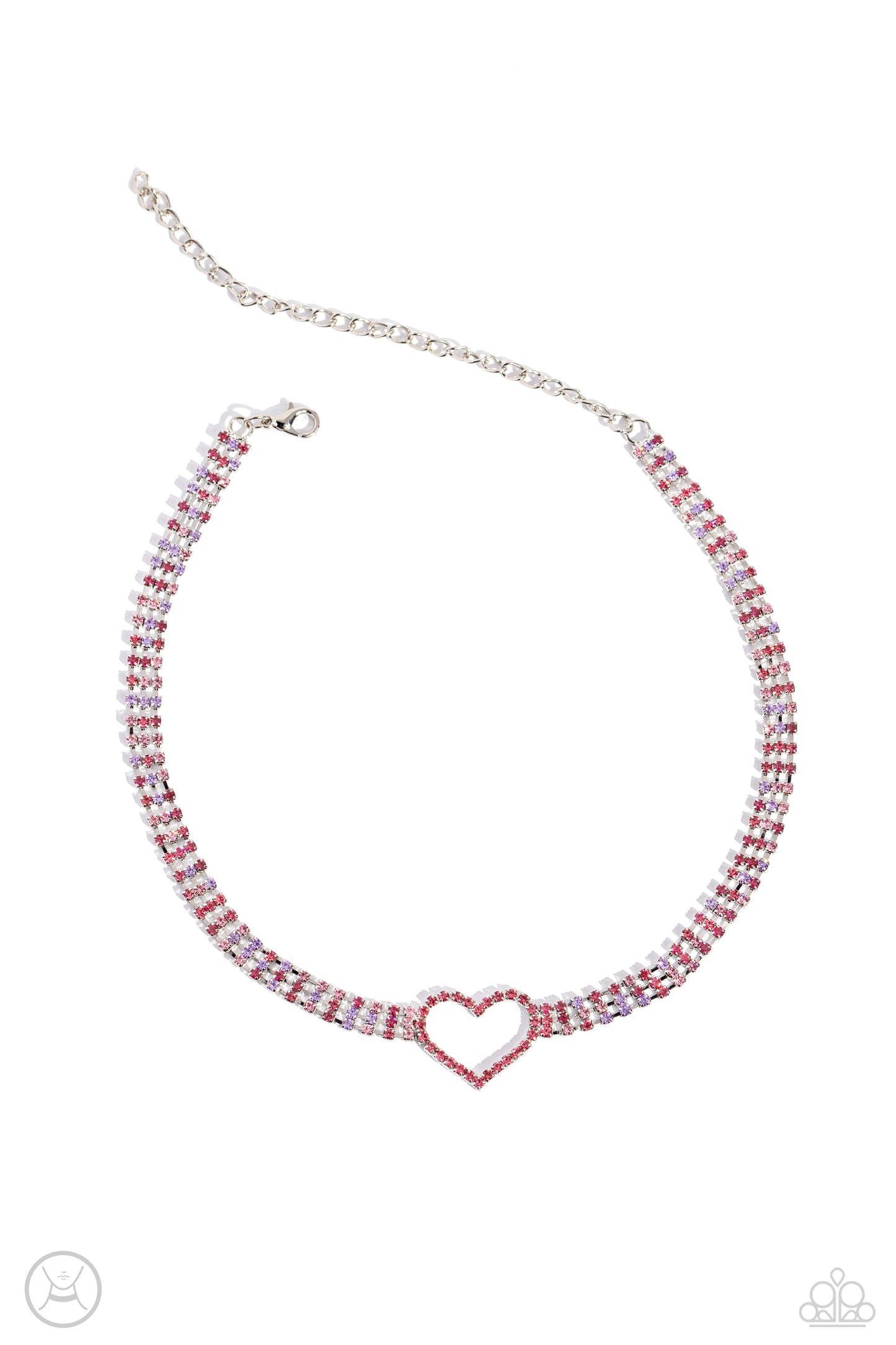 Rows of Romance Pink Necklace - Jewelry by Bretta