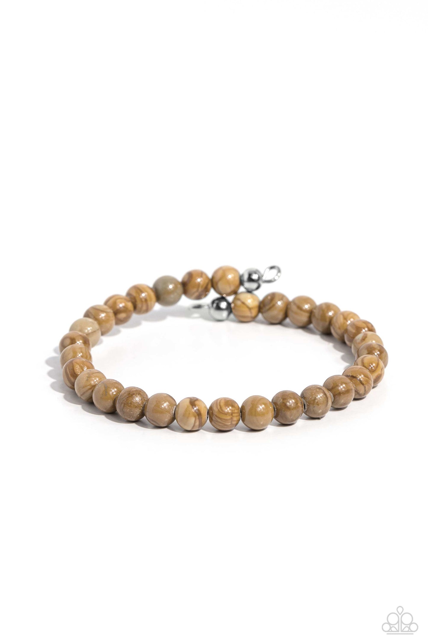 Sinuous Stones Brown Bracelet - Jewelry by Bretta