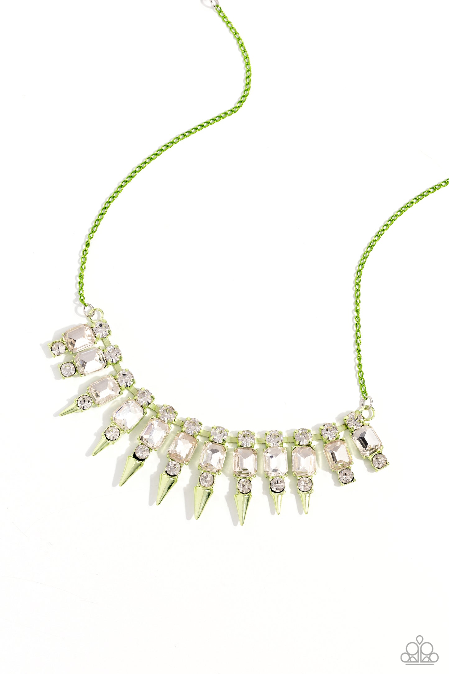 Punk Passion Green Necklace - Jewelry by Bretta