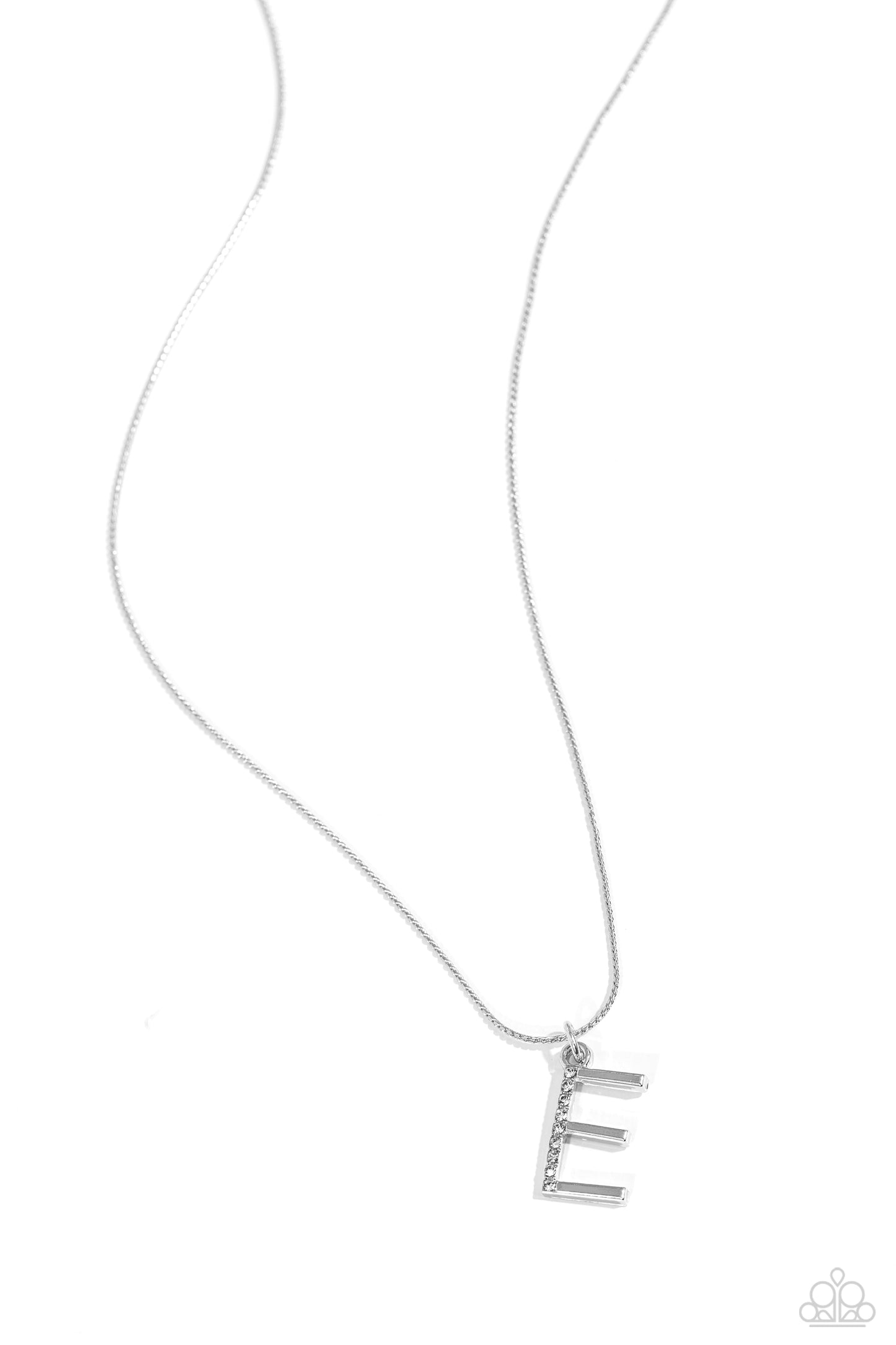 Letter of the Law - White - E - Jewelry by Bretta