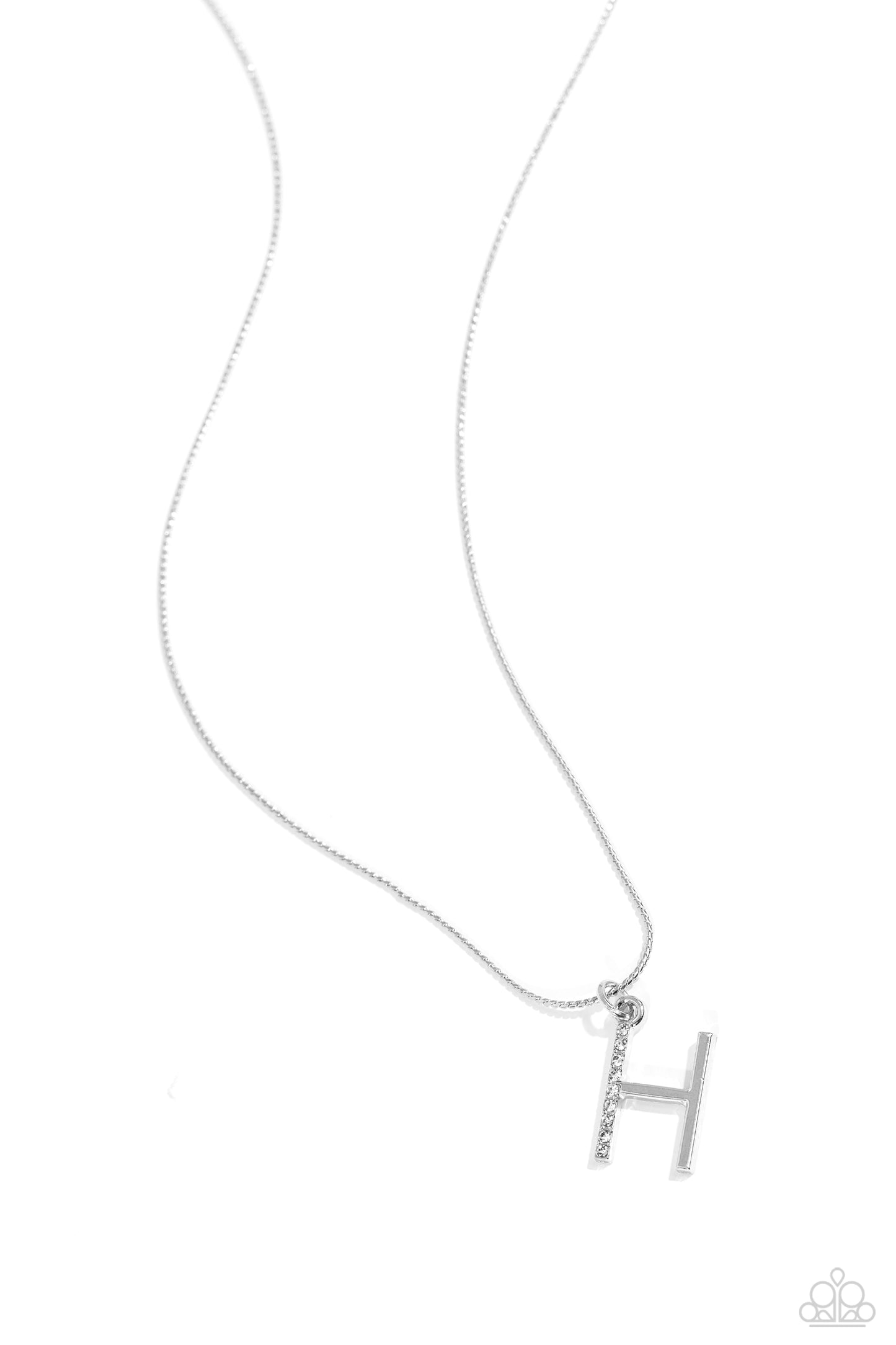 Letter of the Law - White - H - Jewelry by Bretta