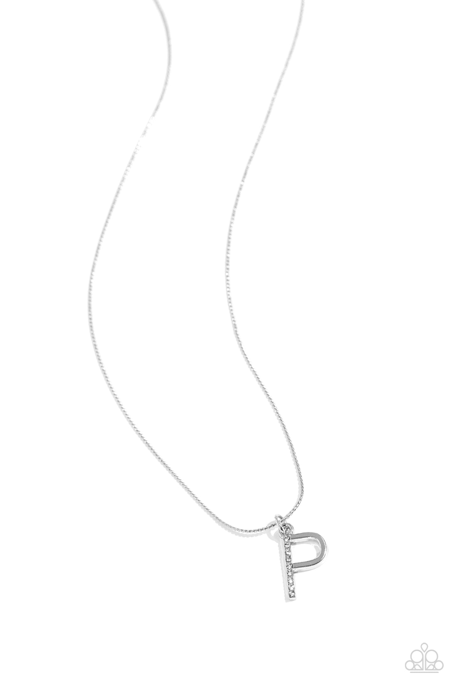 Letter of the Law - White - P - Jewelry by Bretta