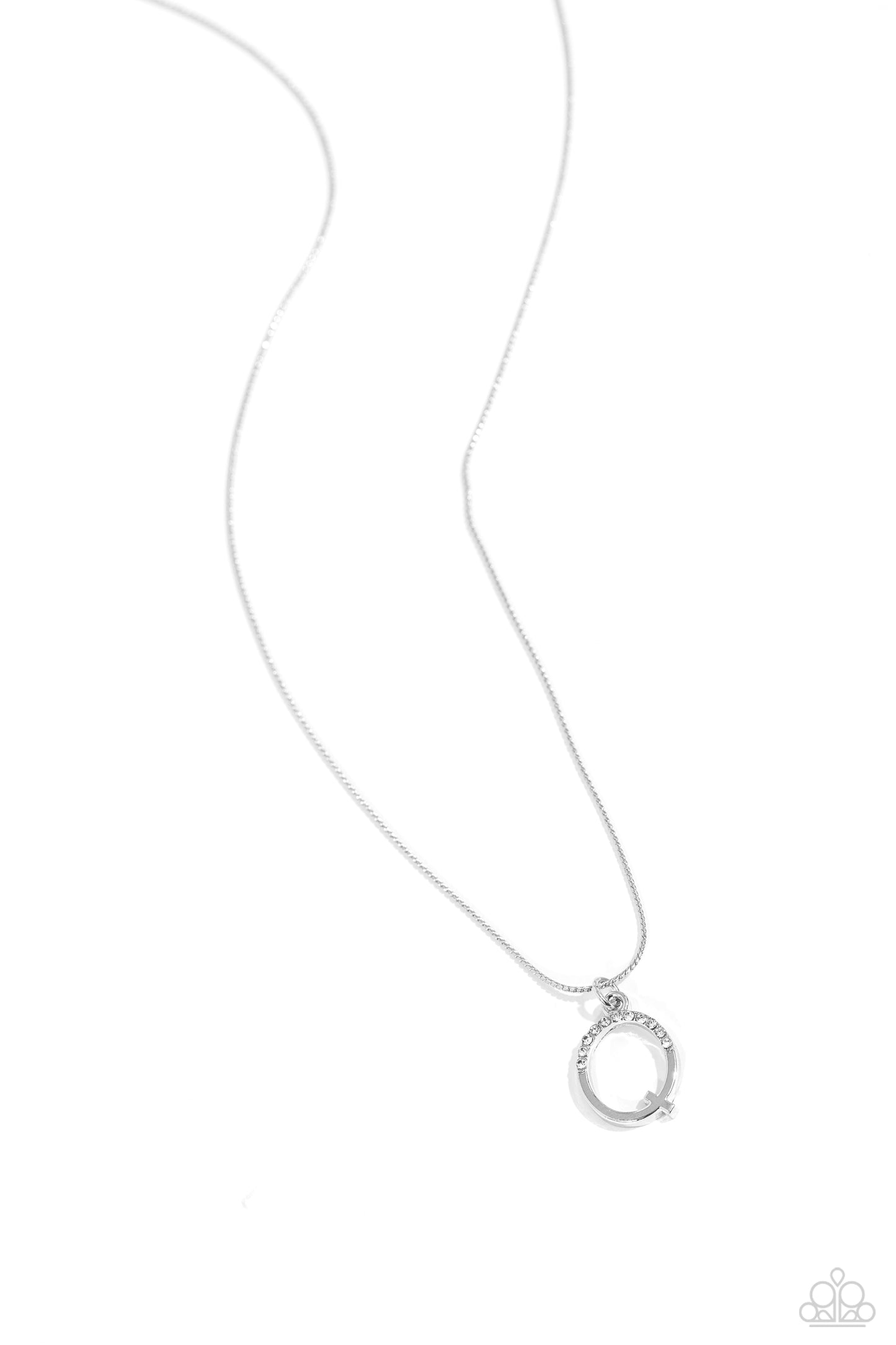 Letter of the Law - White - Q - Jewelry by Bretta
