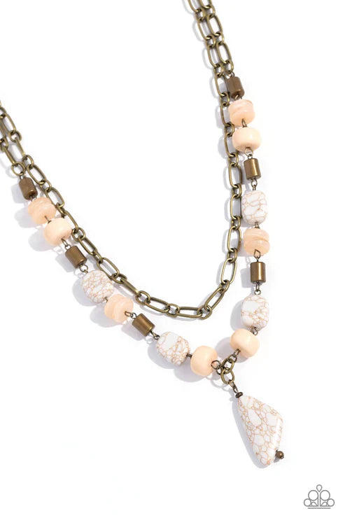 High-End Habitat Brass Necklace - Jewelry by Bretta