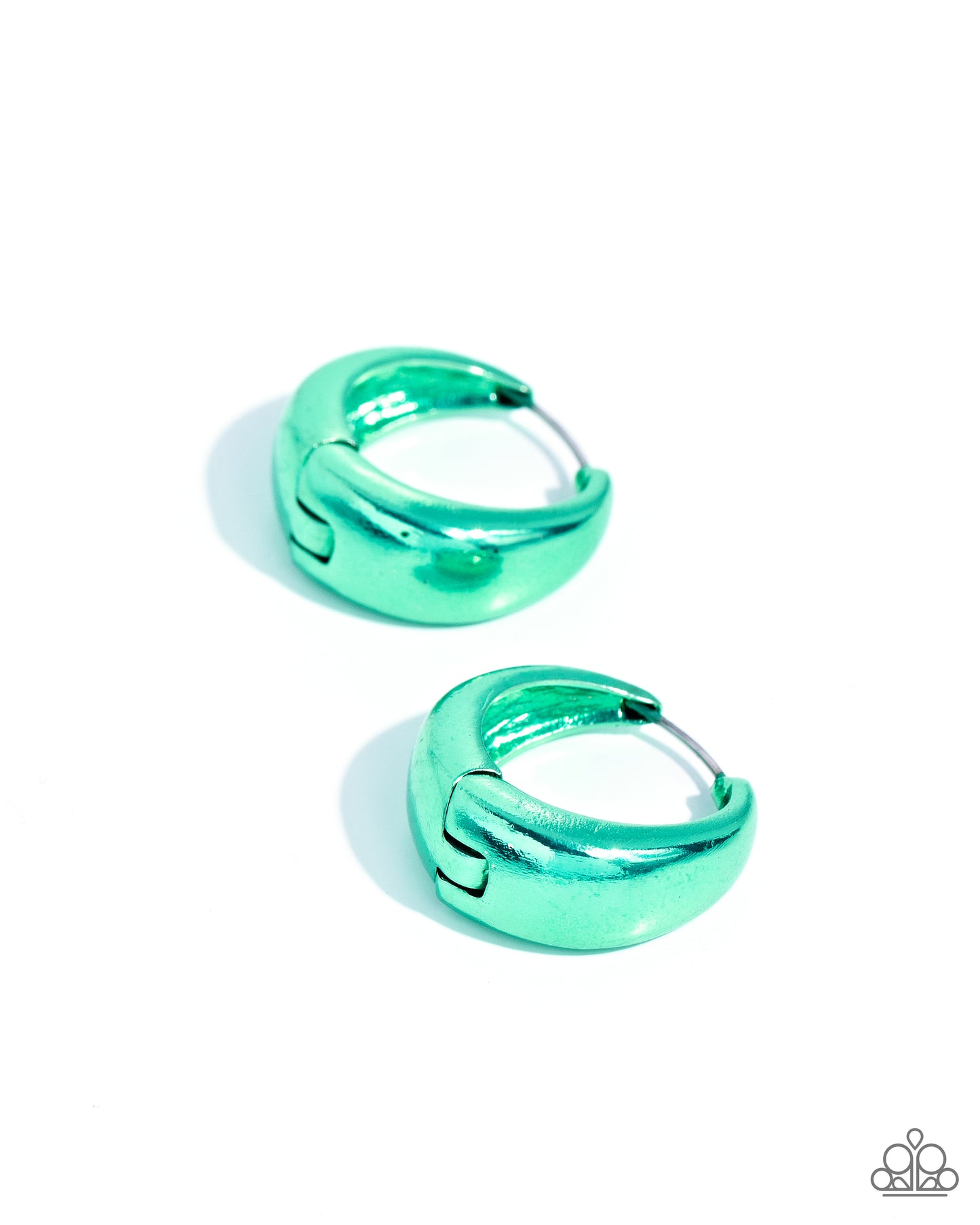 Colorful Curiosity Green Hoop Earrings - Jewelry by Bretta