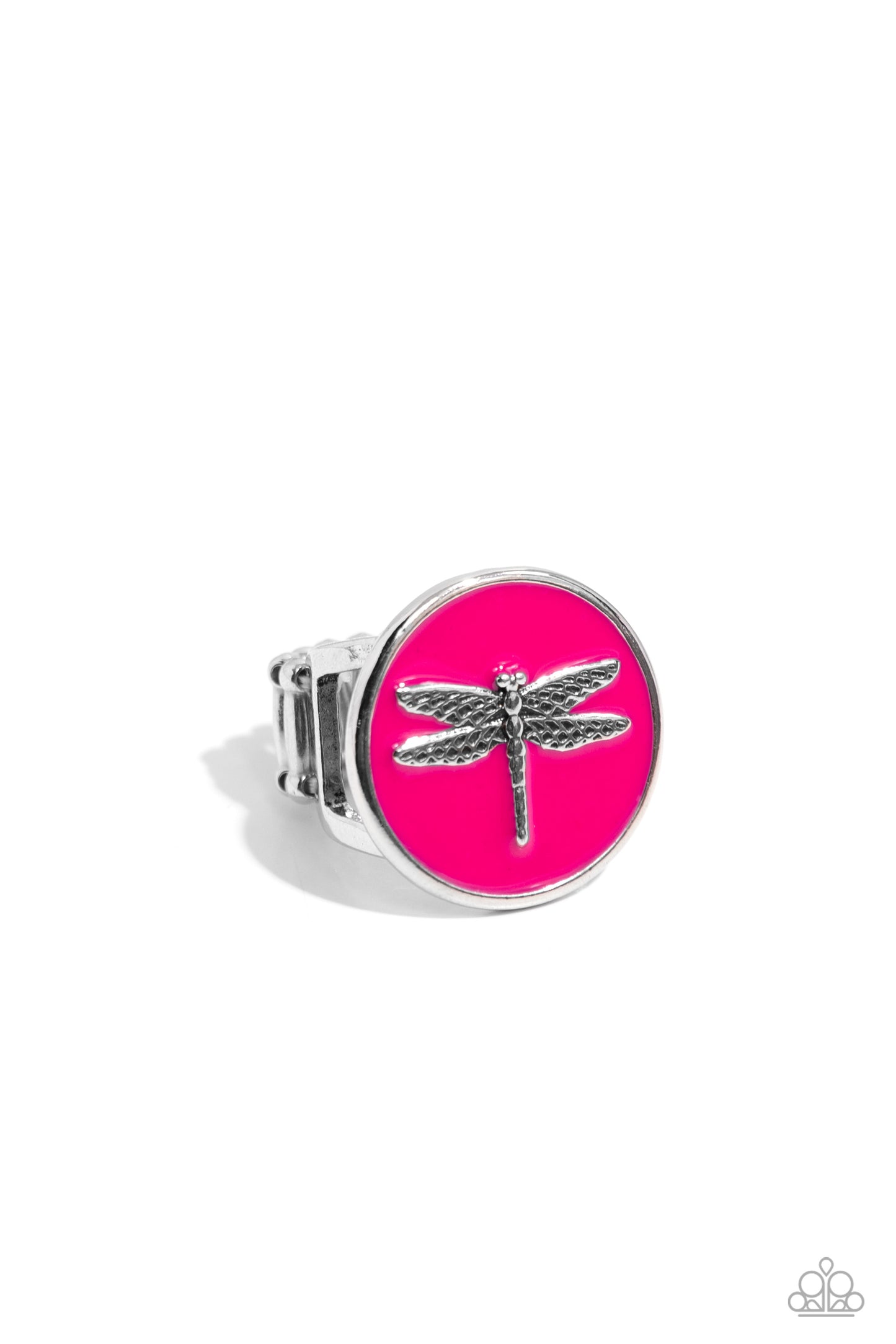 Debonair Dragonfly Pink Ring - Jewelry by Bretta