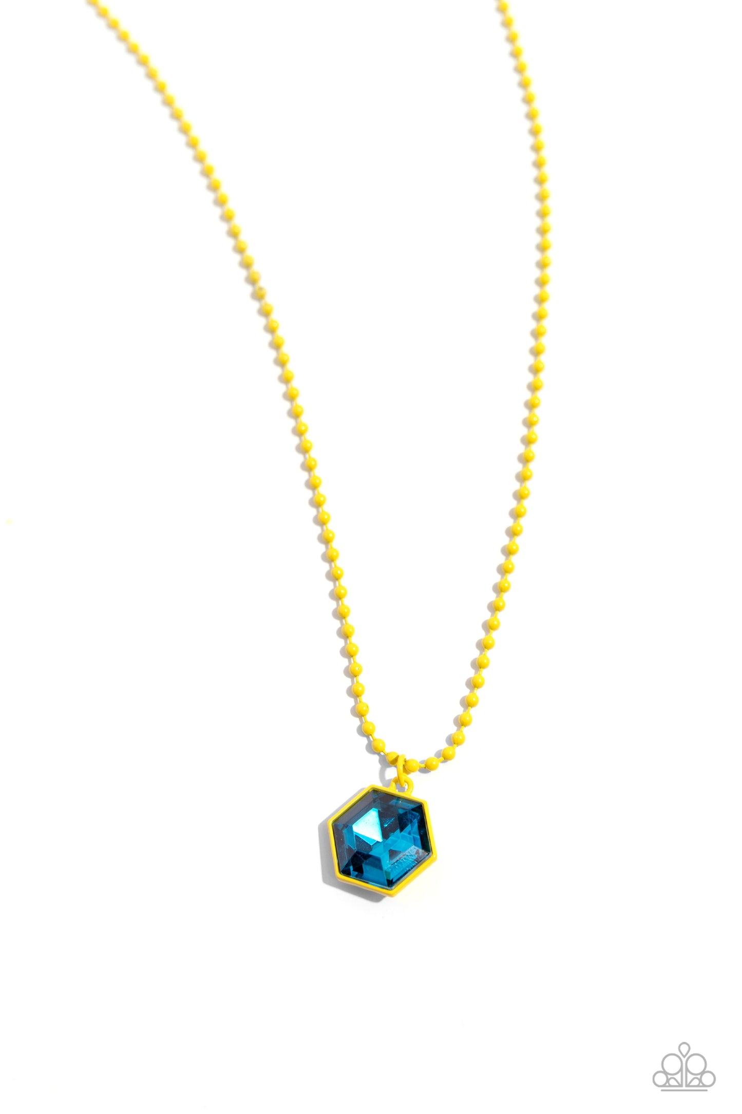 Sprinkle of Simplicity Yellow Necklace - Jewelry by Bretta