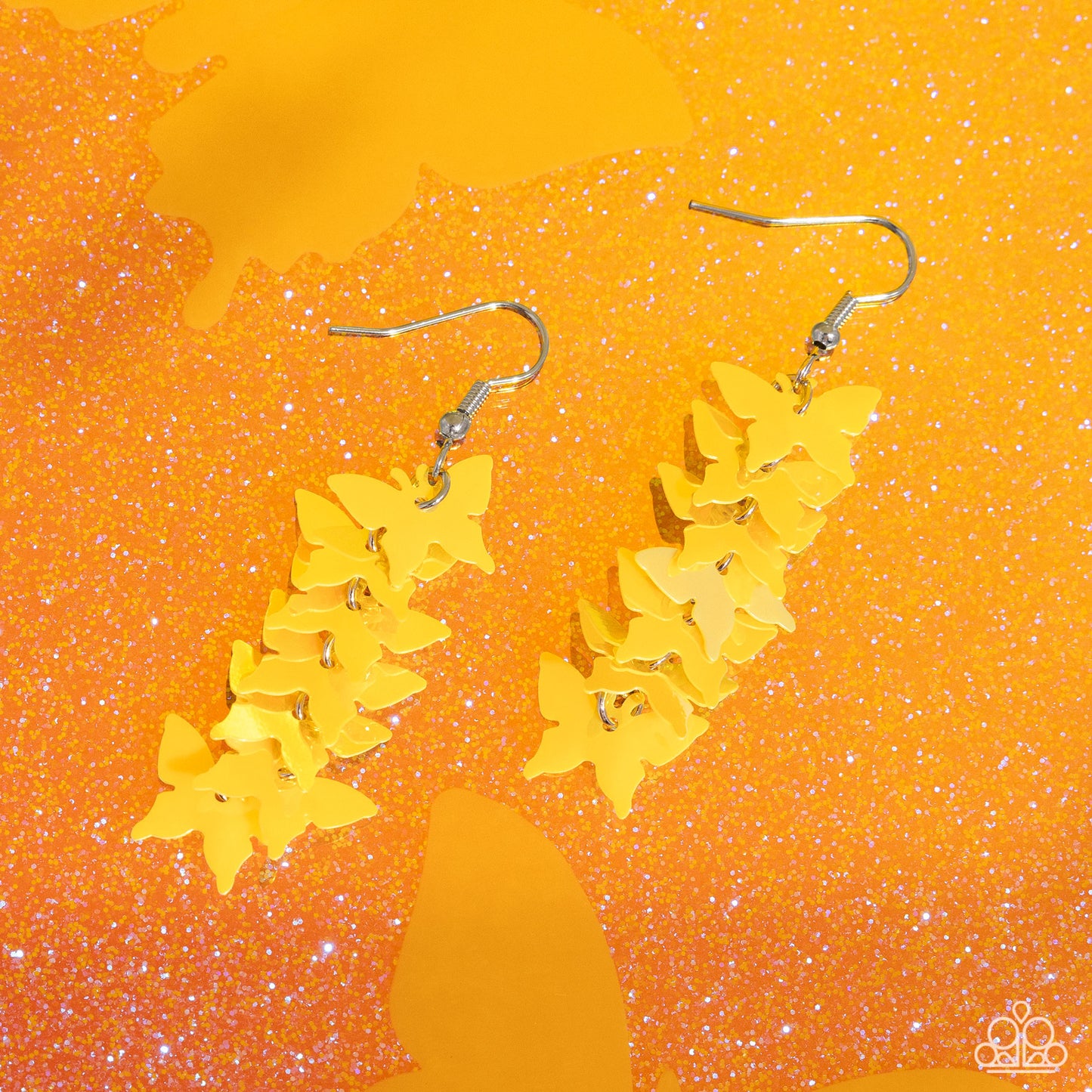 Aerial Ambiance Yellow Butterfly Earrings - Jewelry by Bretta