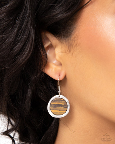 Pendant Paradox Brown Earrings - Jewelry by Bretta