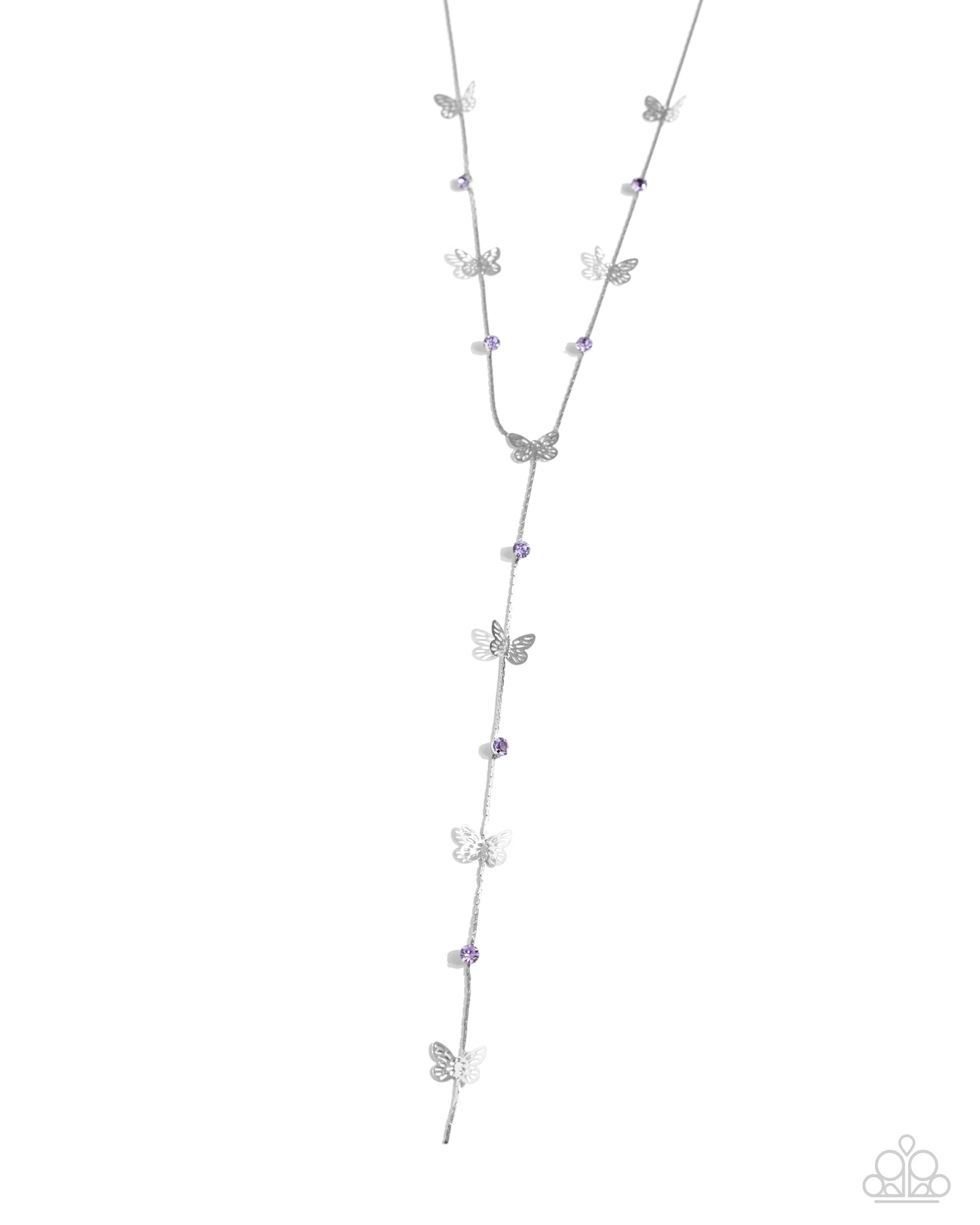 Aerial Attention Purple Butterfly Necklace - Jewelry by Bretta