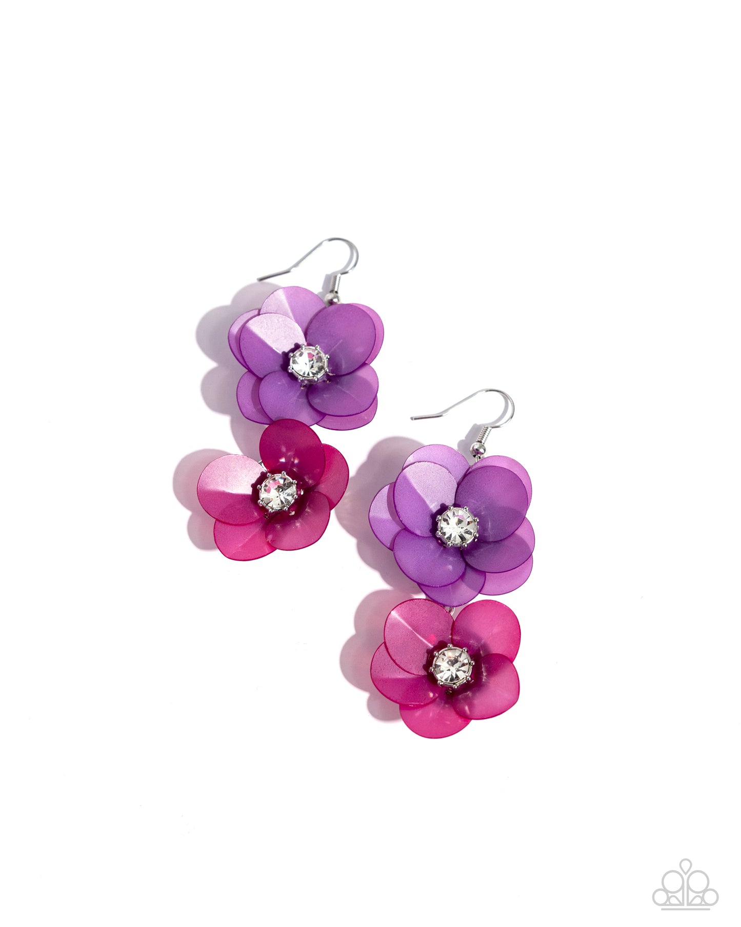 Fairy Tale Florals Purple Earrings - Jewelry by Bretta