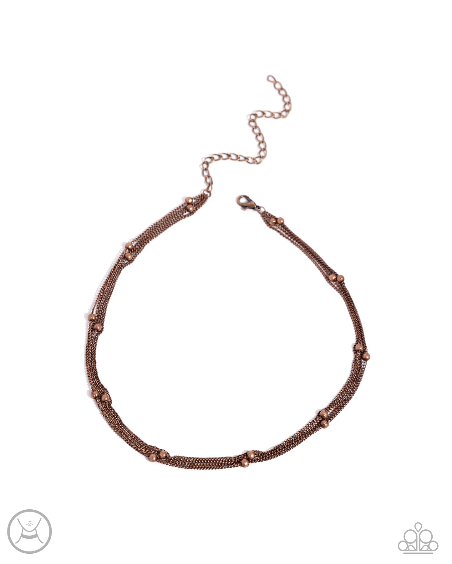 Satellite Strands Copper Necklace - Jewelry by Bretta