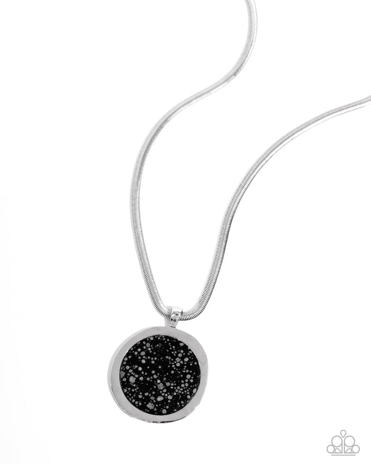 Pendant Puzzle Black Necklace and Earring Set - Jewelry by Bretta