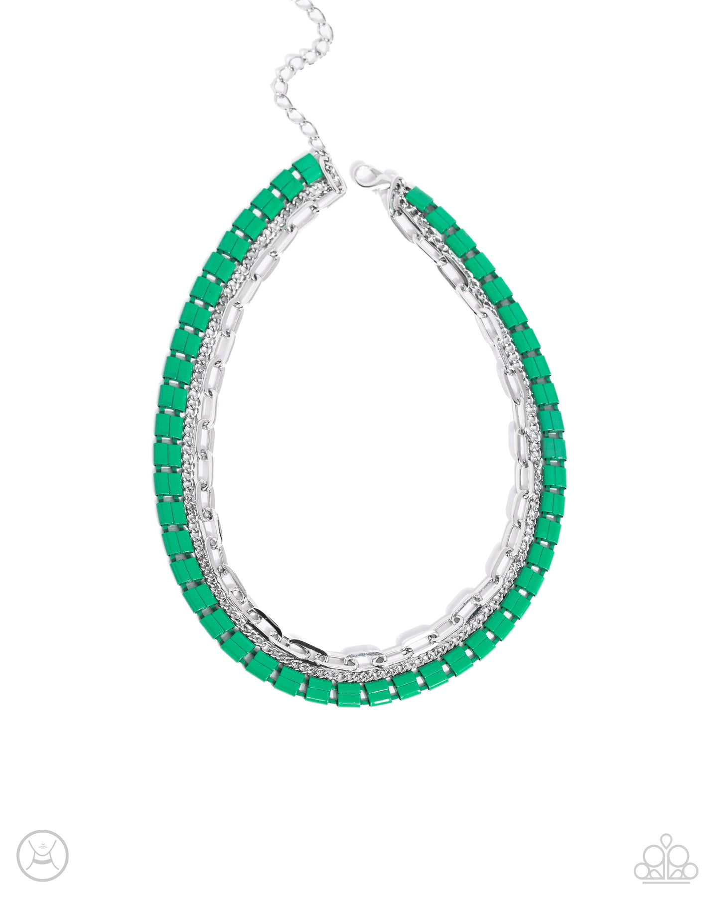 LAYER of the Year Green Necklace - Jewelry by Bretta