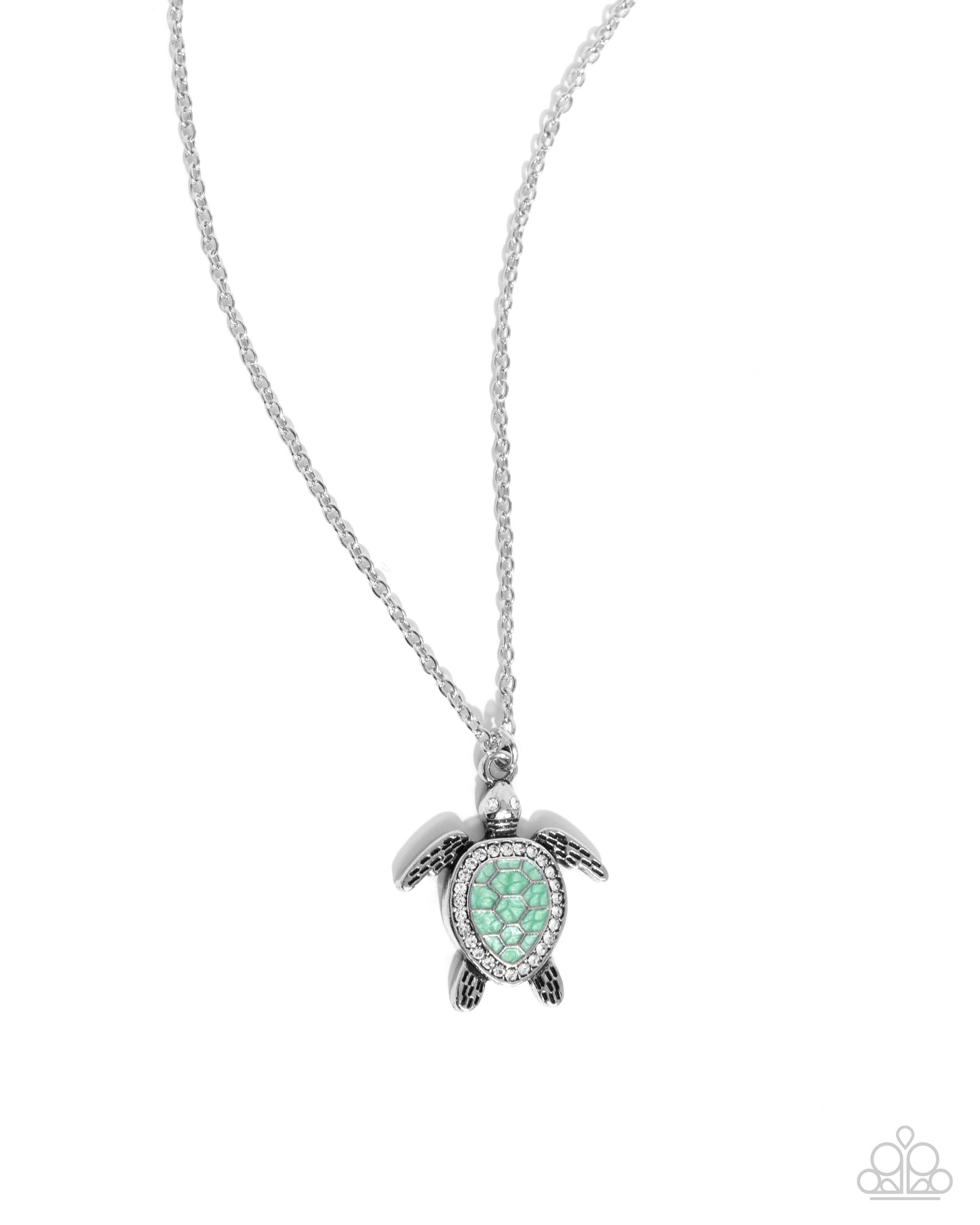 Turtle Tourist Green Necklace - Jewelry by Bretta