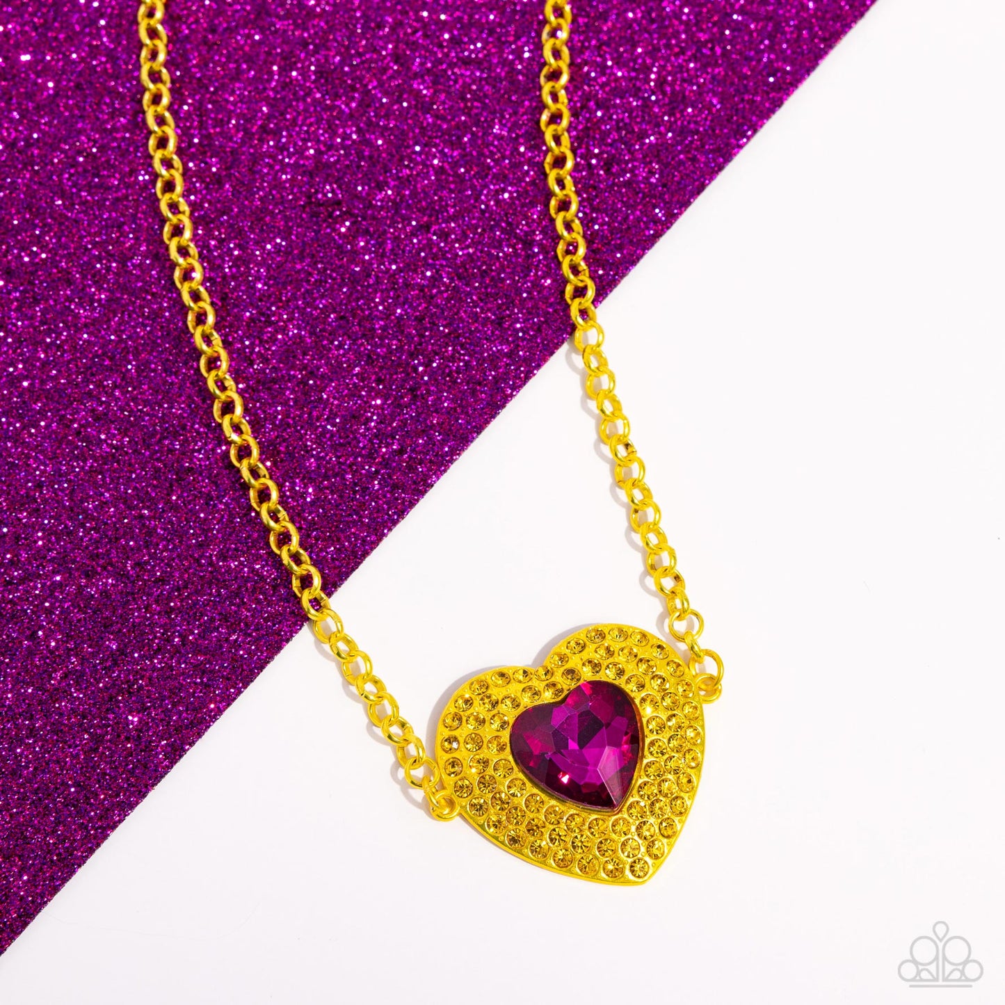 Locket Leisure Yellow Heart Necklace - Jewelry by Bretta