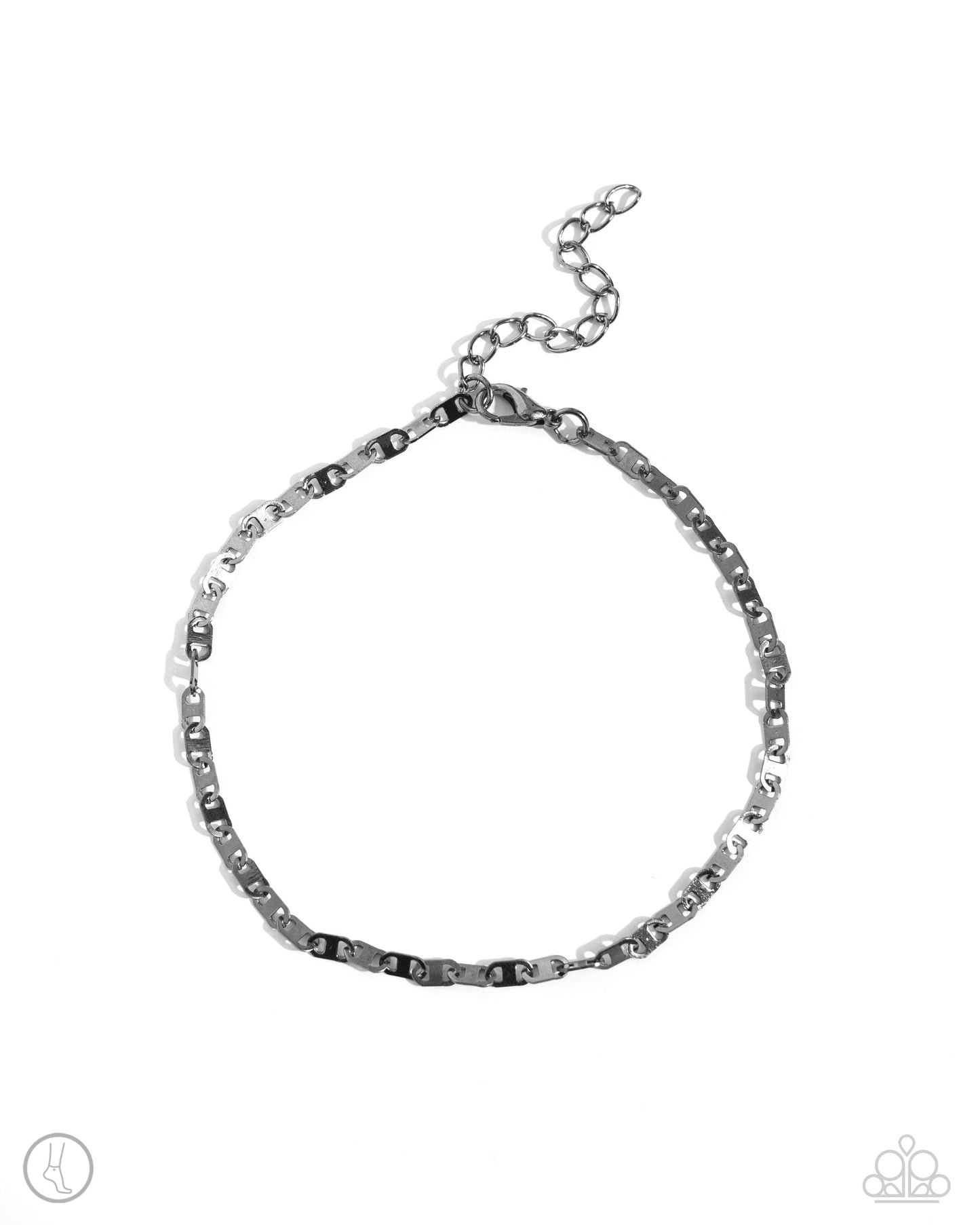 Linked Legacy Black Anklet - Jewelry by Bretta