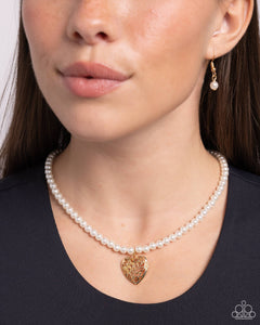 Filigree Infatuation Gold Heart Necklace - Jewelry by Bretta