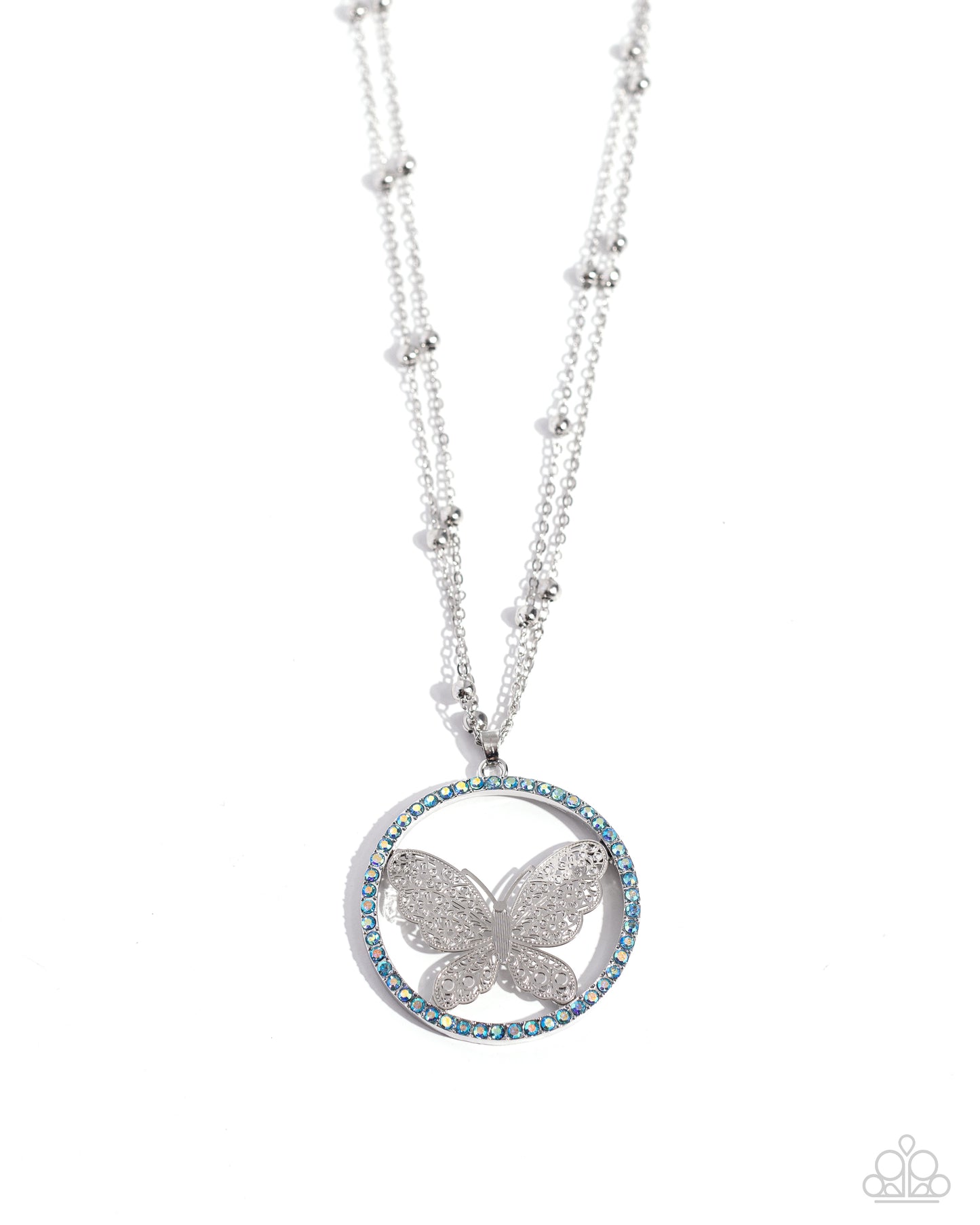 Festive Flight Blue Butterfly Necklace - Jewelry by Bretta