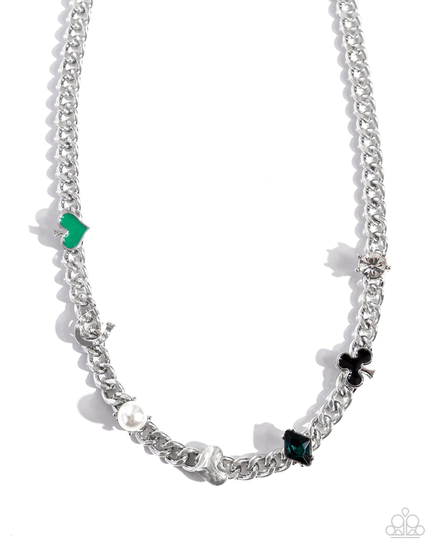 Vegas Vault Green Necklace - Jewelry by Bretta