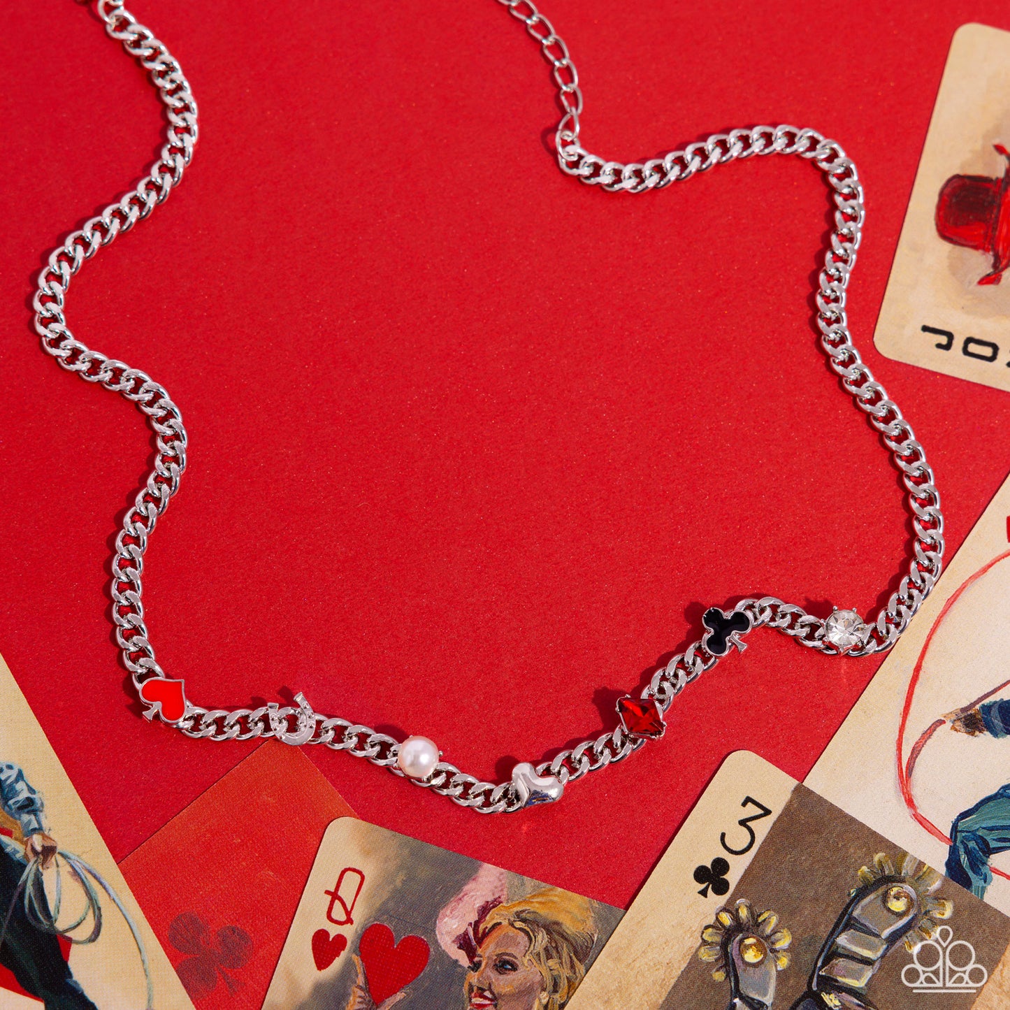 Vegas Vault Red Necklace - Jewelry by Bretta