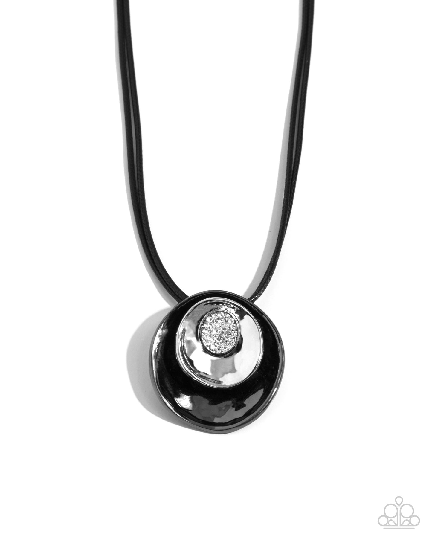 Duchess Disc Black Necklace - Jewelry by Bretta