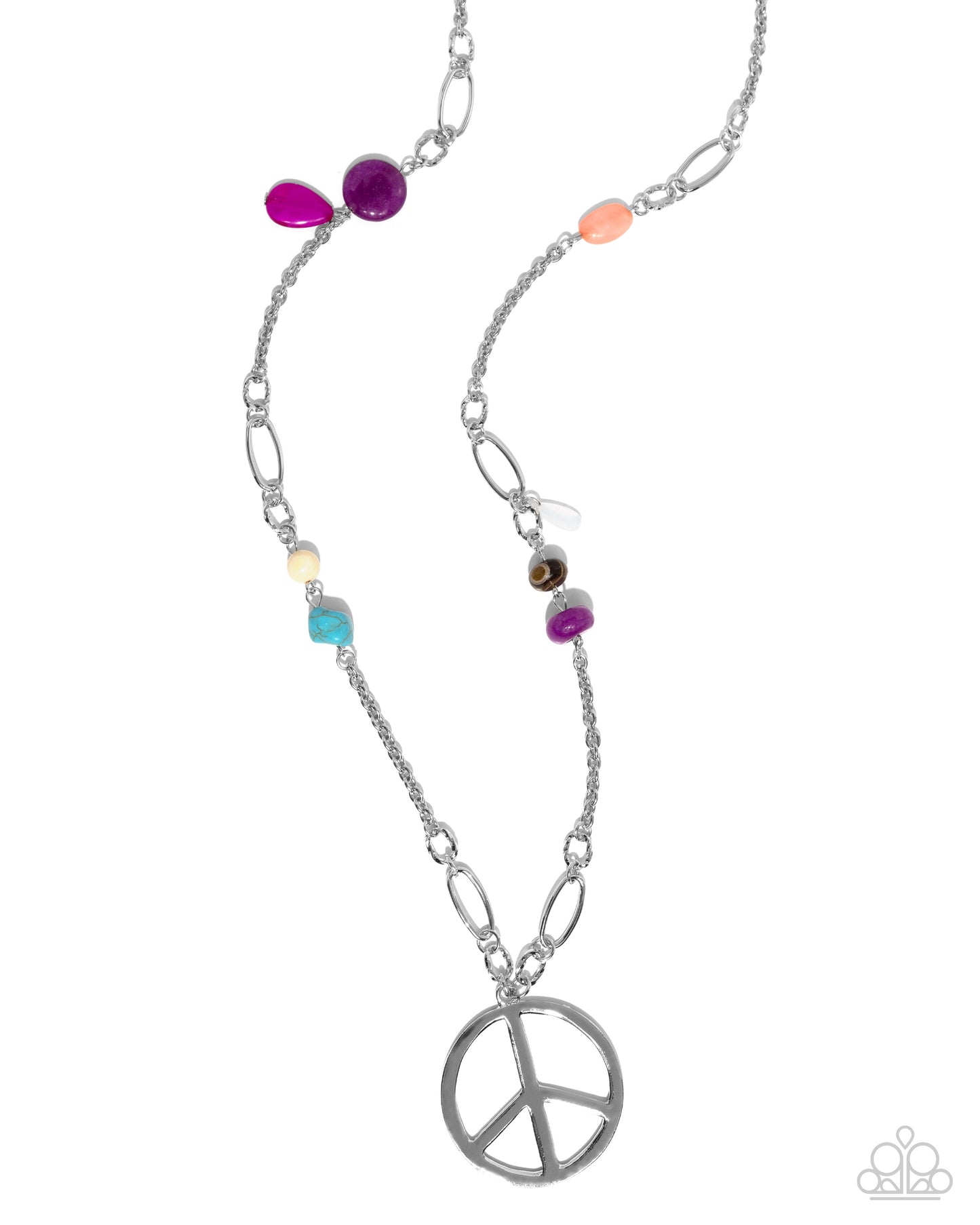 Peaceful Playtime Purple Necklace -Jewelry by Bretta