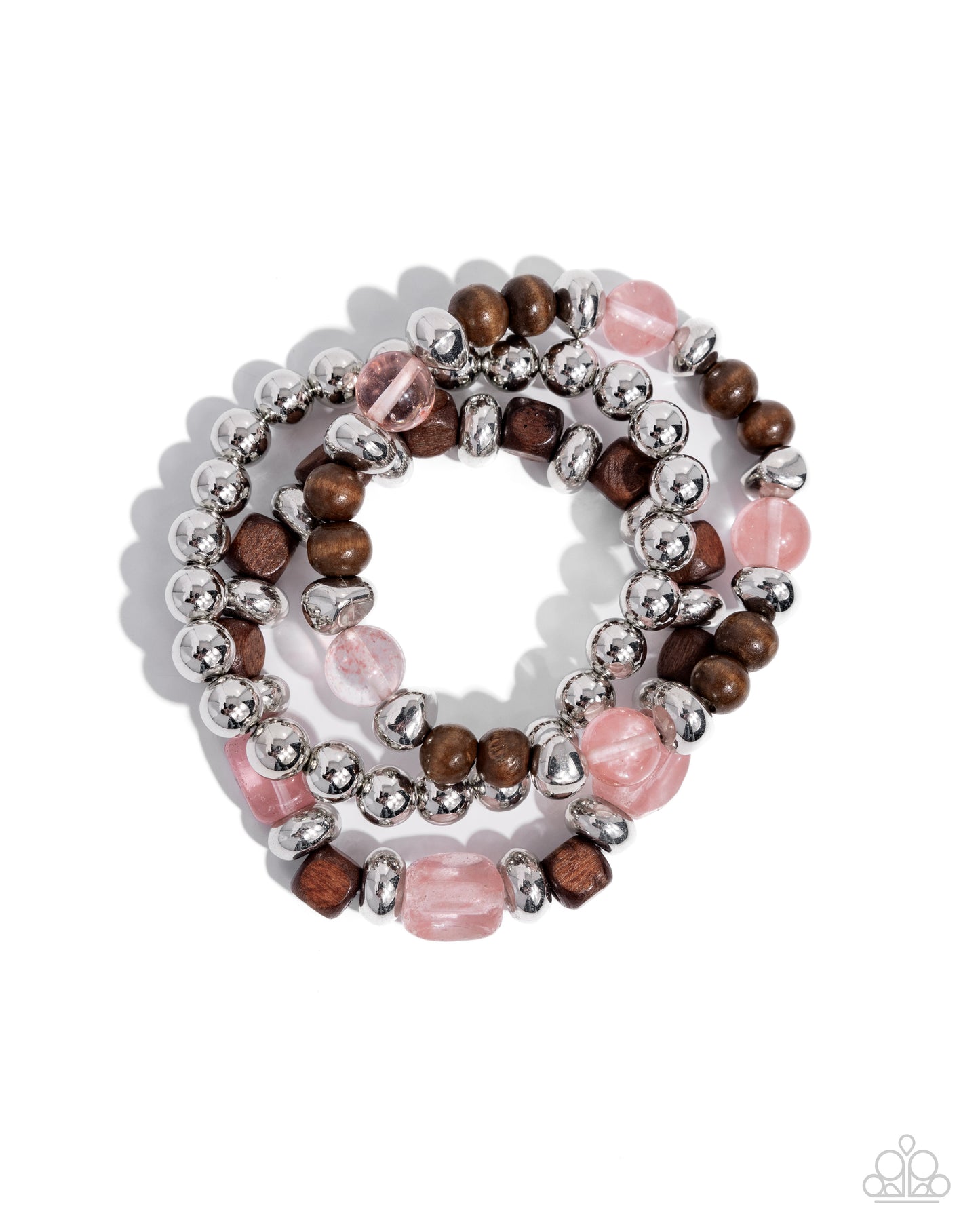 DIVERSIFIED Wood Pink Bracelets - Jewelry by Bretta