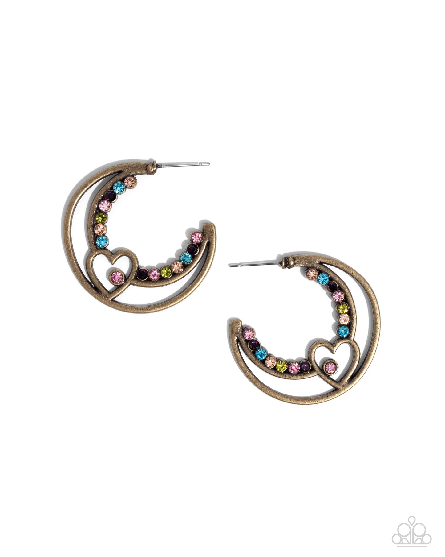 Sympathetic Sweetheart Brass Earrings - Jewelry by Bretta