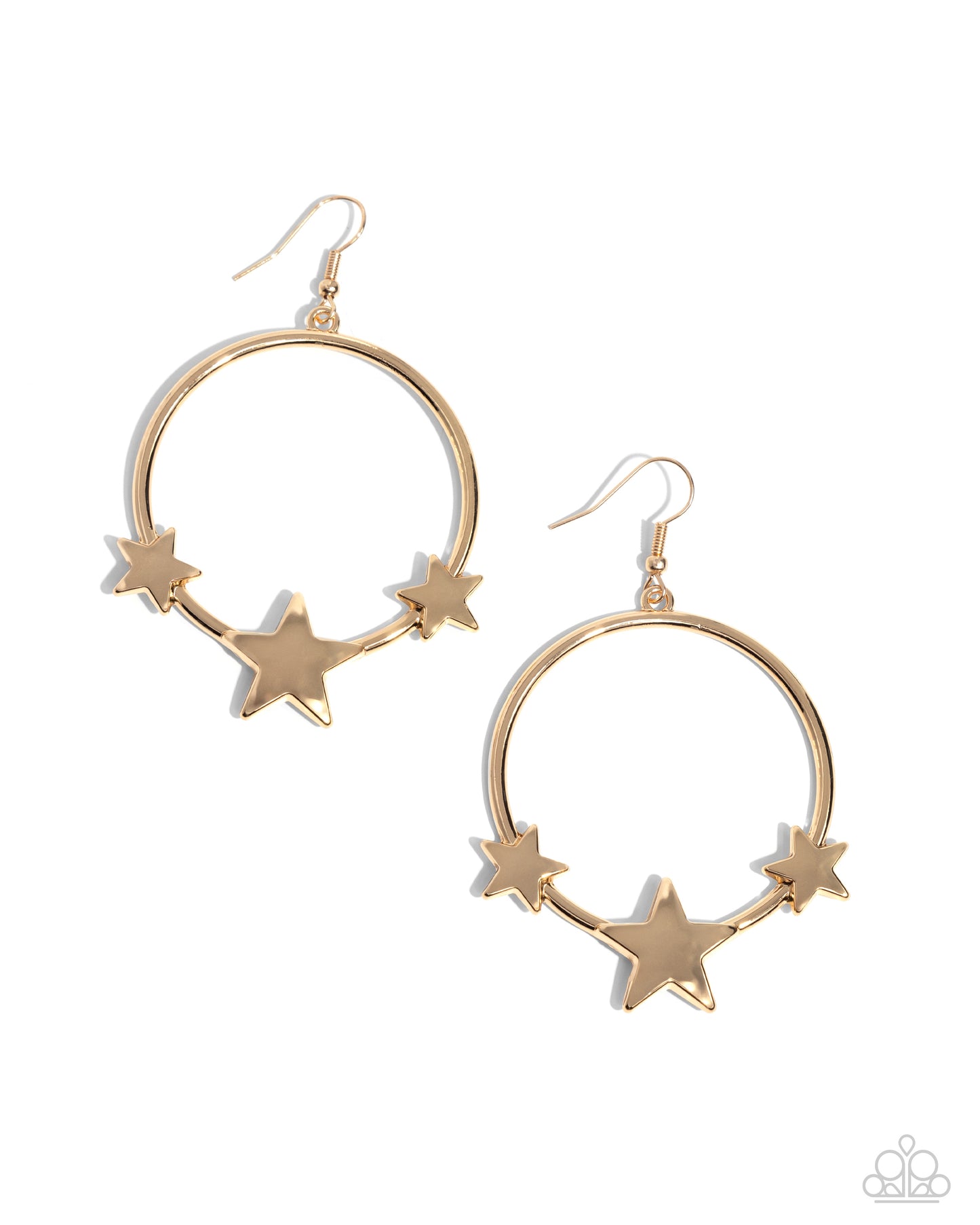 Let SPARKLE Ring! Gold Star Earrings - Jewelry by Bretta