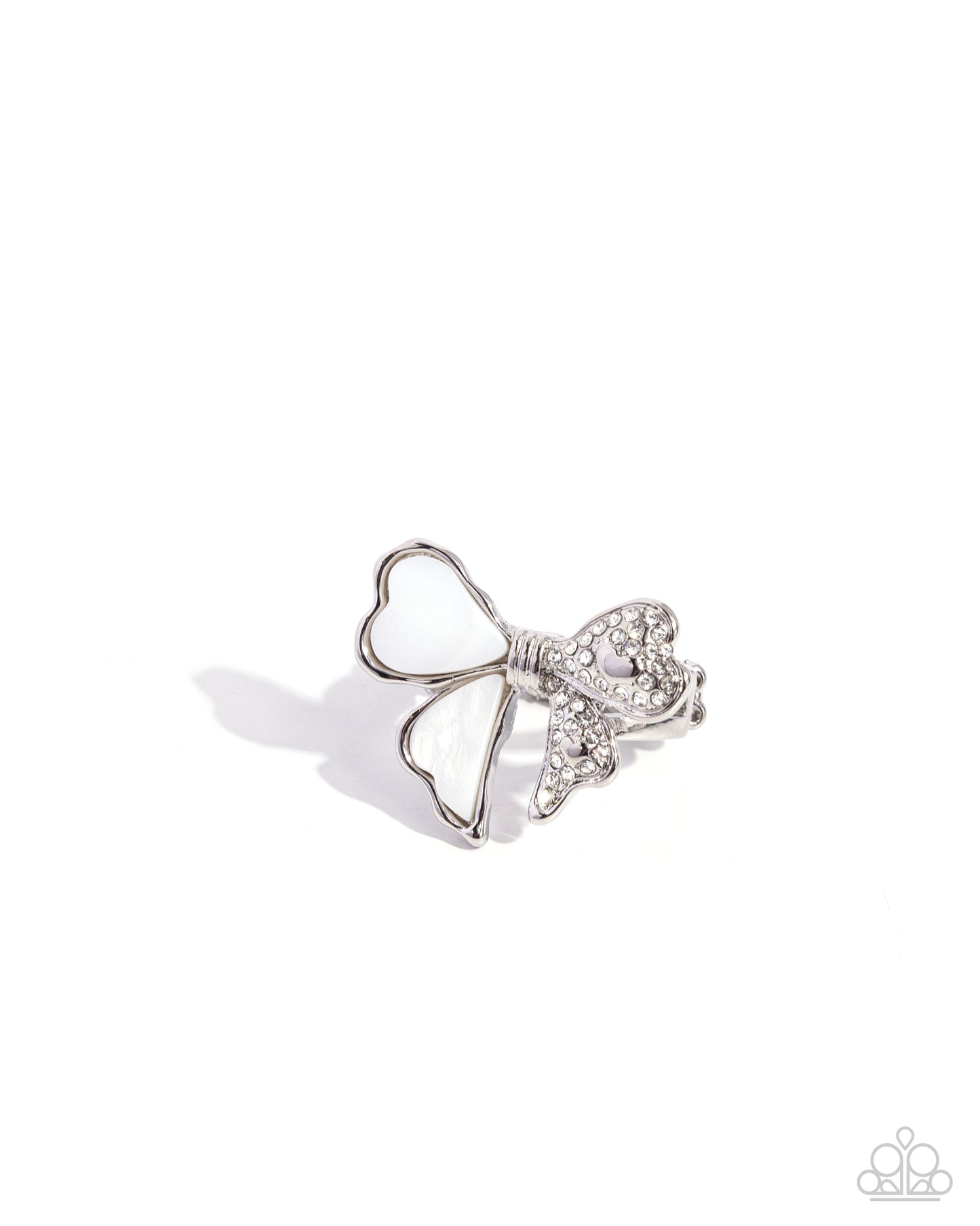 BOW-stopper White Bow Ring - Jewelry by Bretta