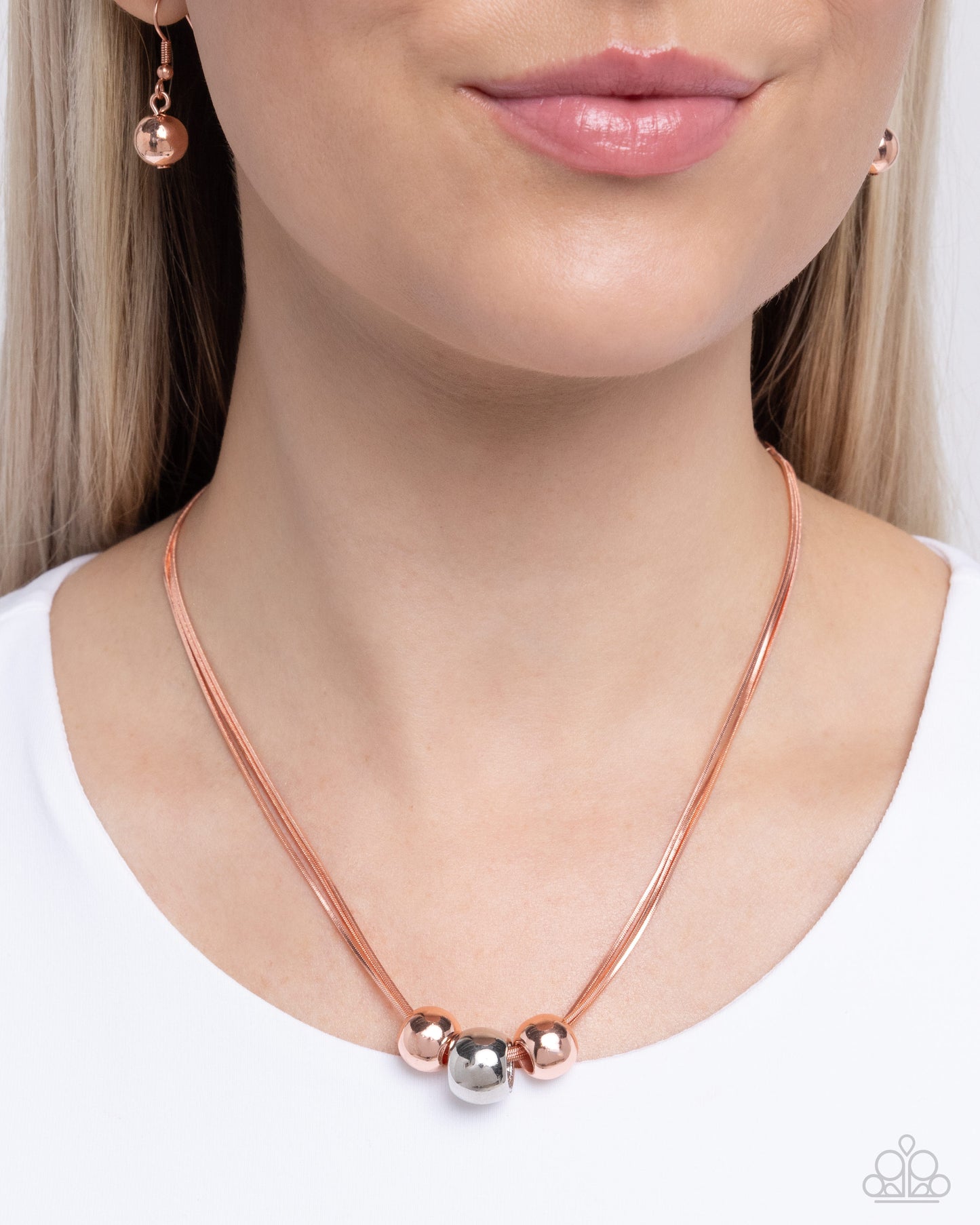Beaming Beads Copper Necklace - Jewelry by Bretta