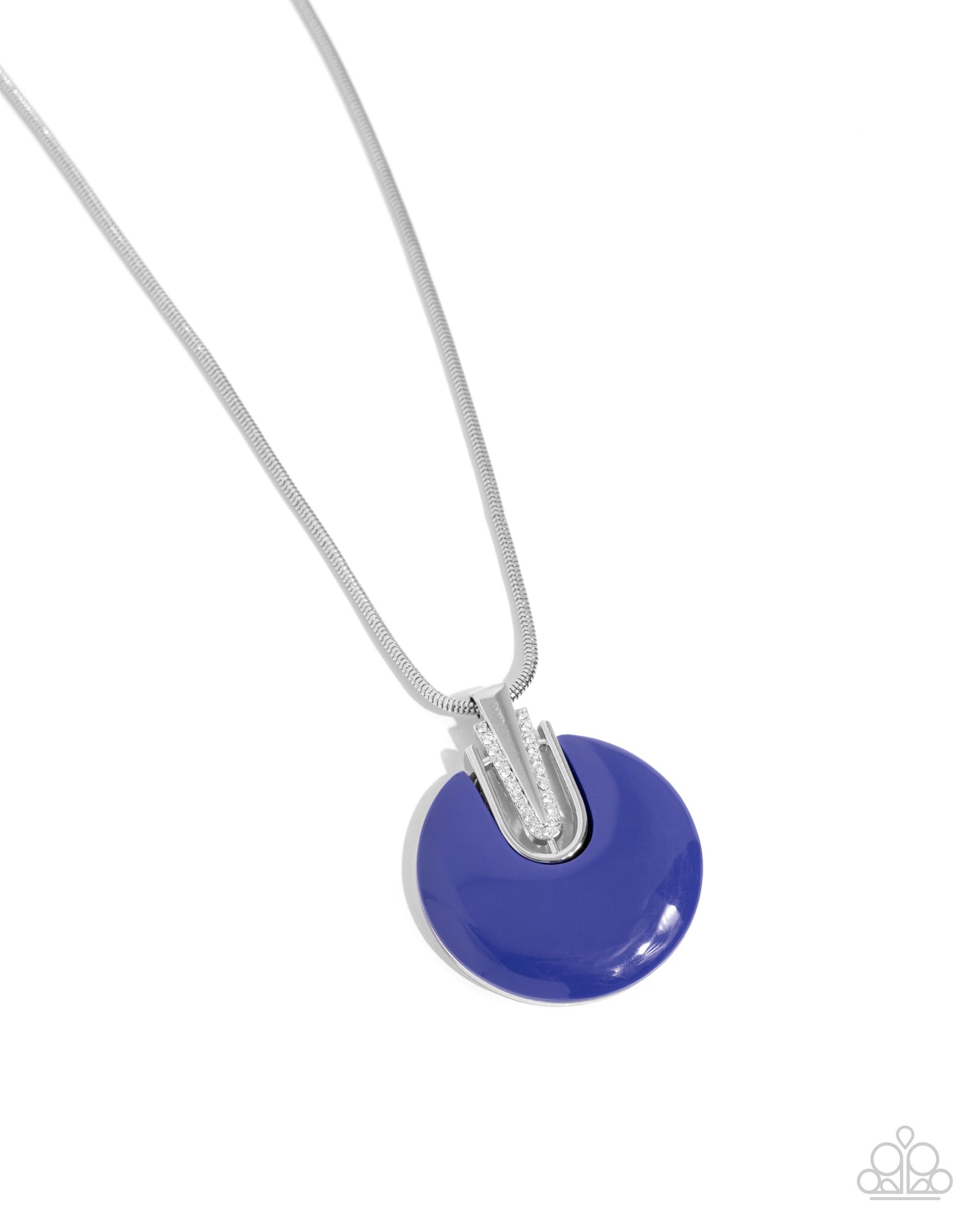 Cutting Charm Blue Necklace - Jewelry by Bretta