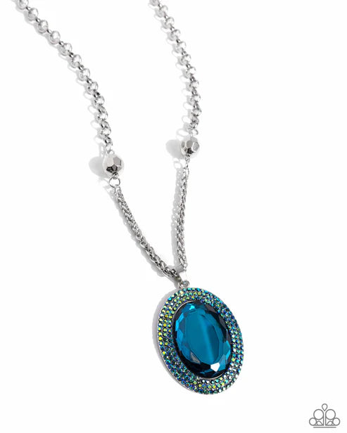 Manufactured Majesty Blue Necklace - Jewelry by Bretta