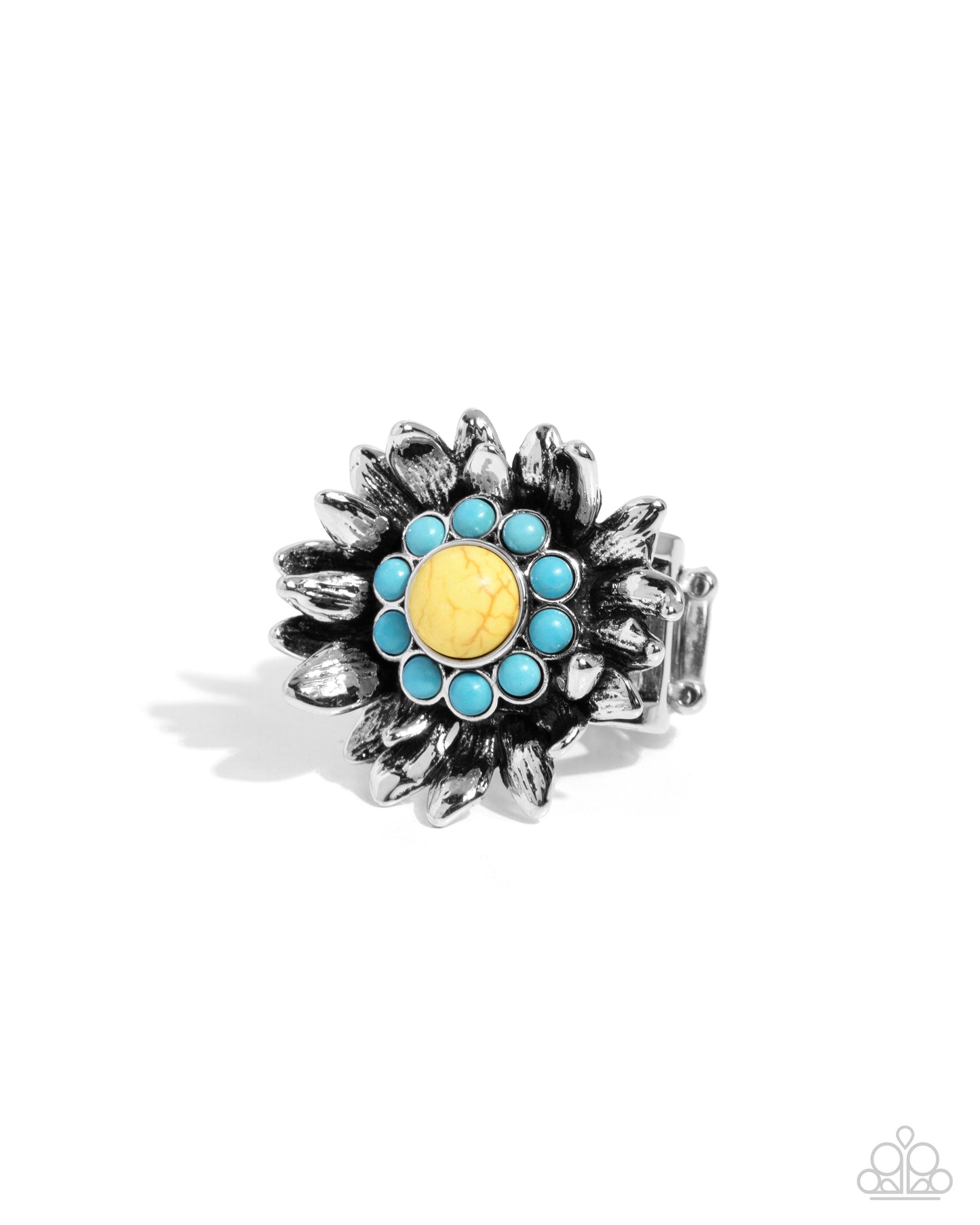 Screening Sunflower Yellow Ring - Jewelry by Bretta