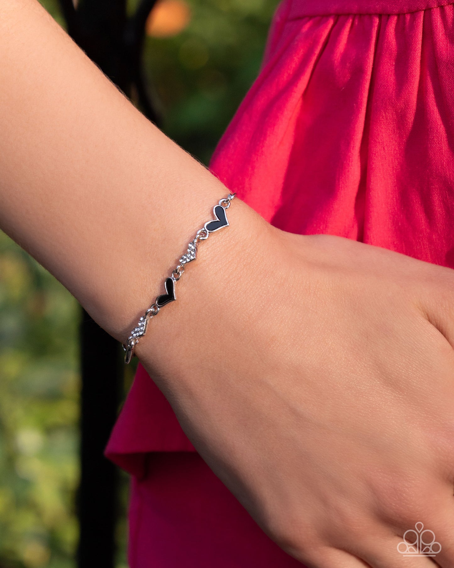 Heart-struck Hype Black Bracelet - Jewelry by Bretta