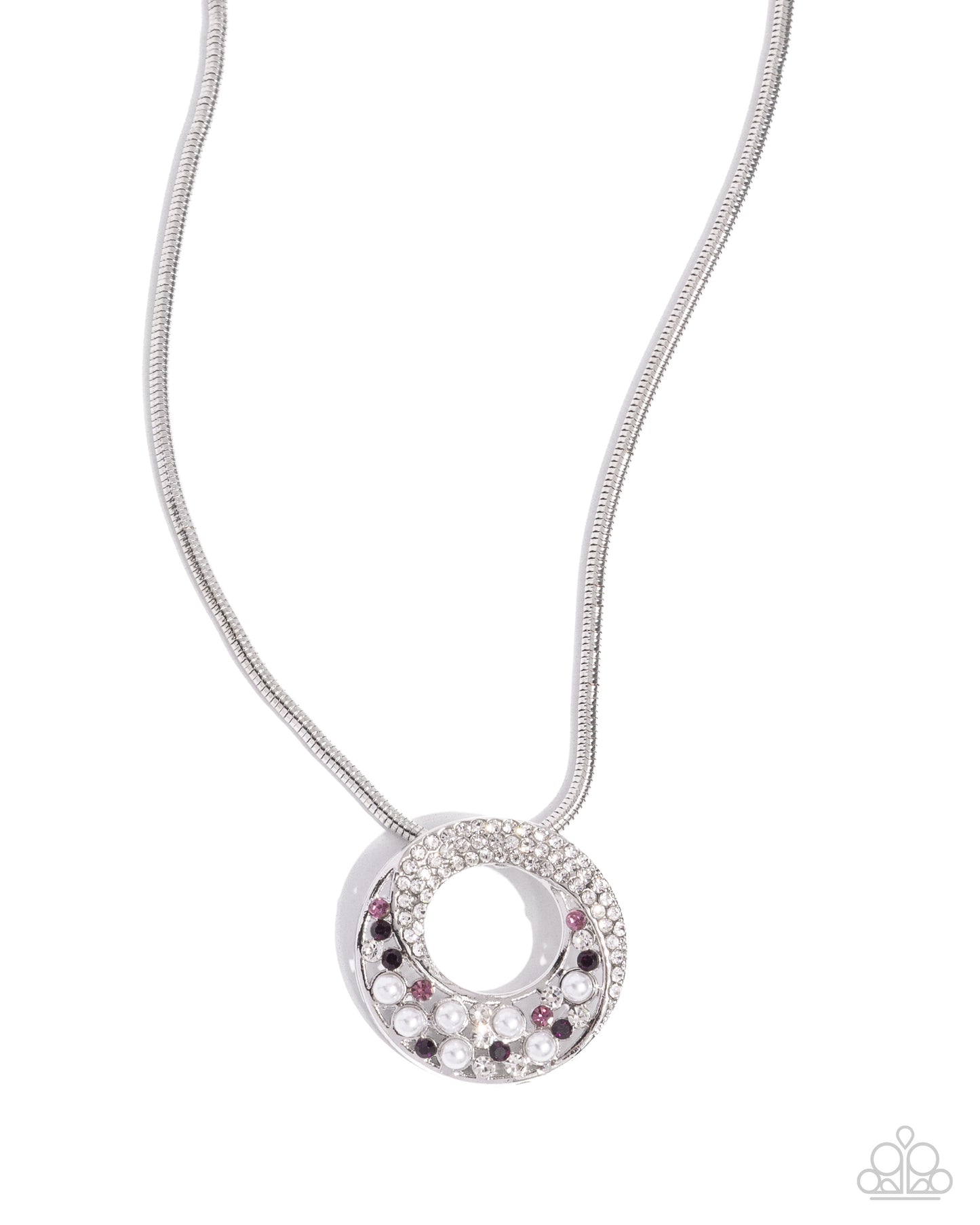 Scintillating Spiral Purple Necklace - Jewelry by Bretta