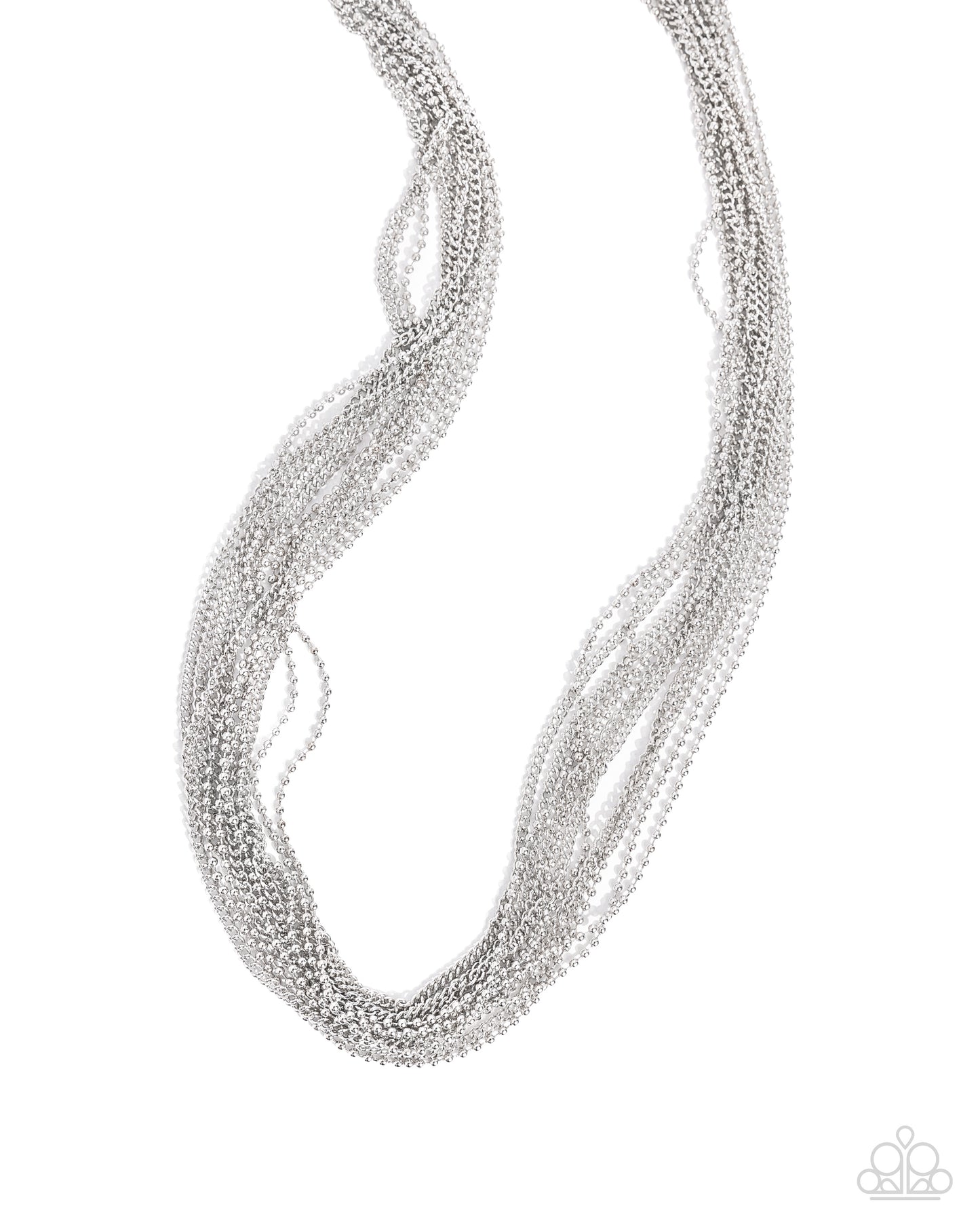 Backstage Ball Silver Necklace - Jewelry by Bretta